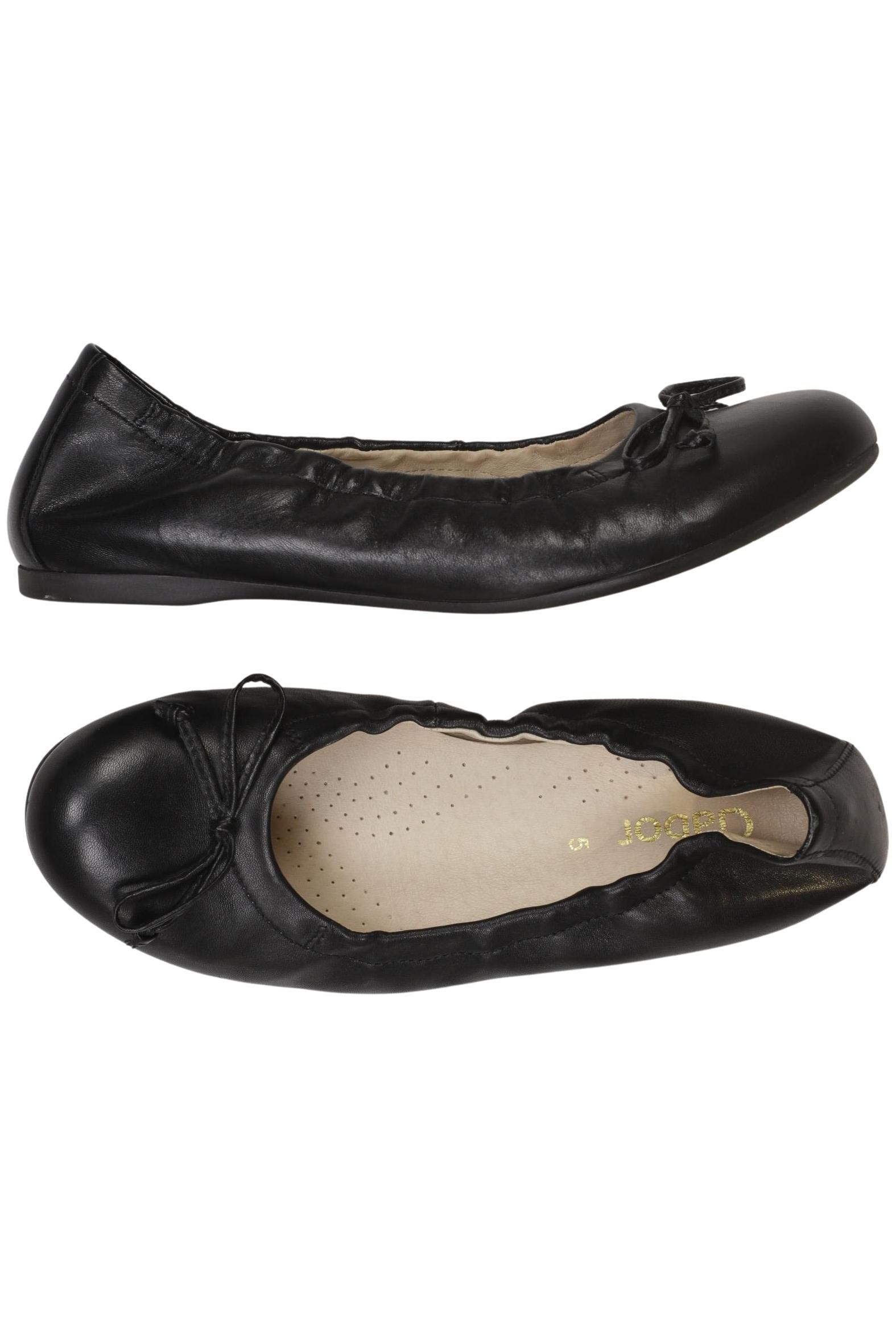 

Gabor Damen Ballerinas, schwarz, Gr. 5