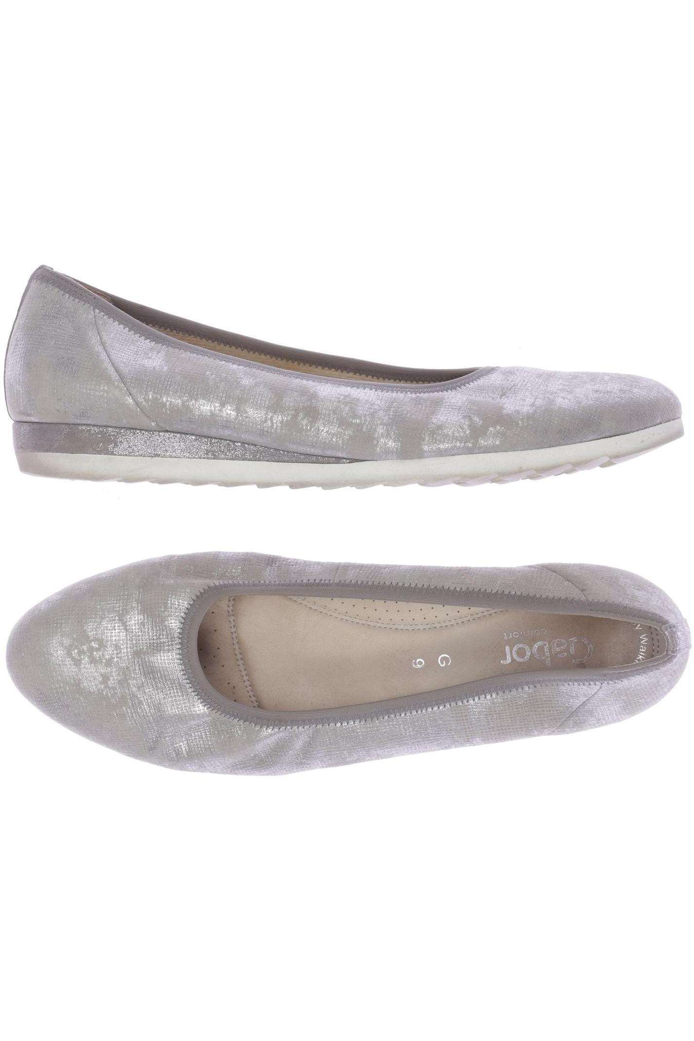 

Gabor Damen Ballerinas, silber, Gr. 9