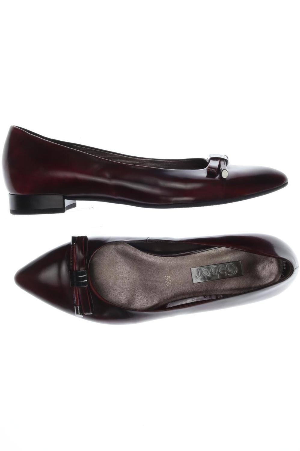 

Gabor Damen Ballerinas, bordeaux, Gr. 5.5