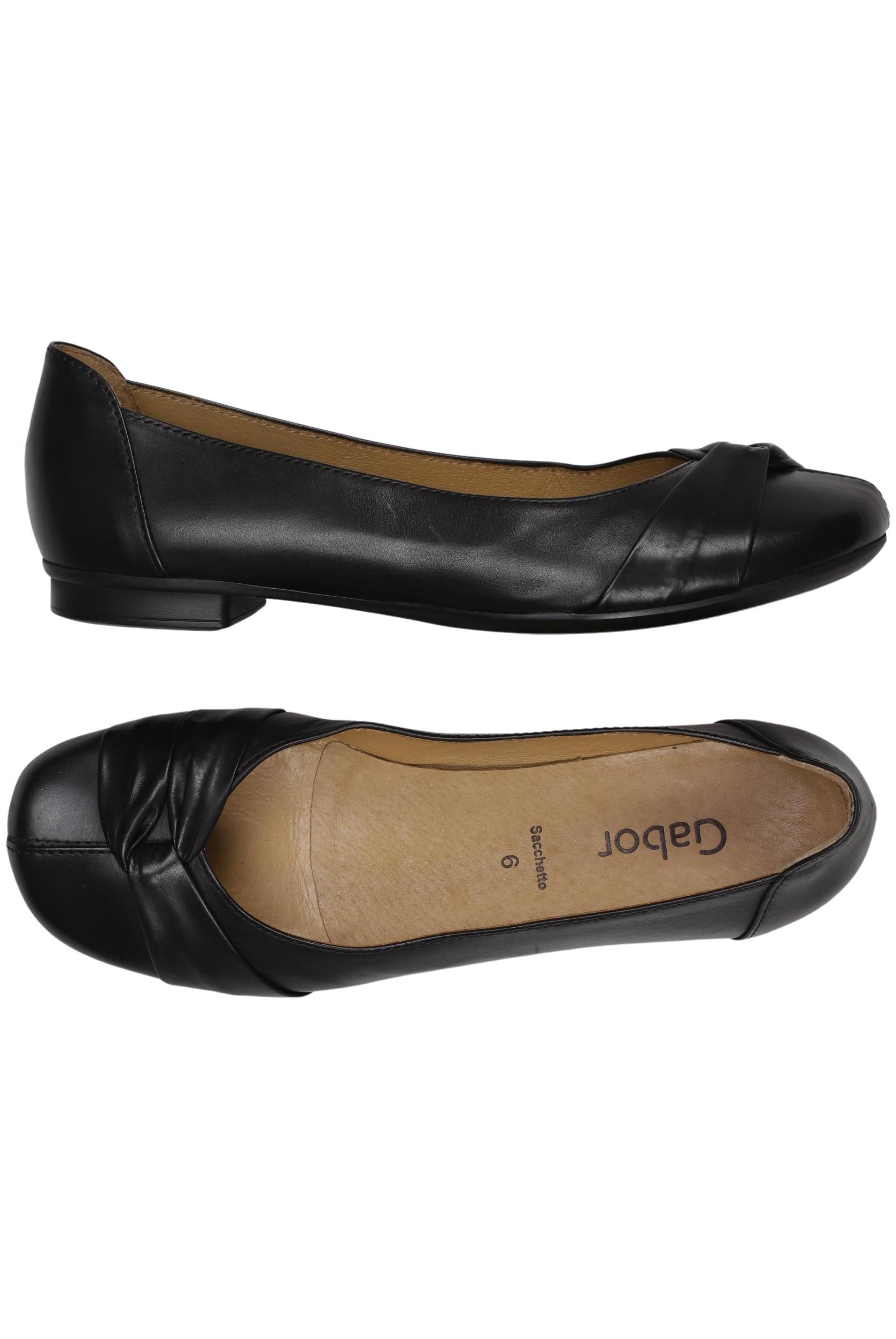 

Gabor Damen Ballerinas, schwarz, Gr. 6