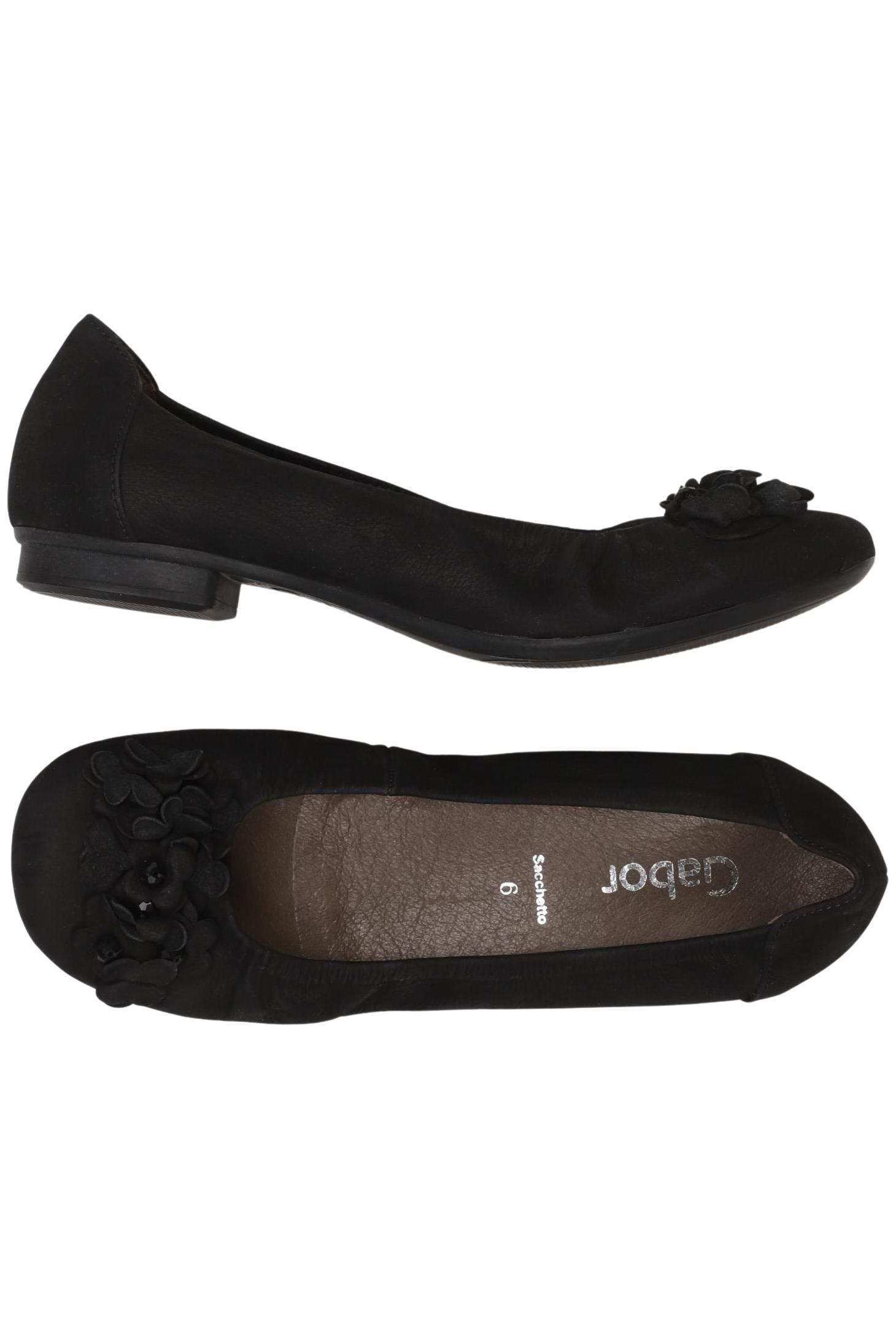 

Gabor Damen Ballerinas, schwarz, Gr. 6