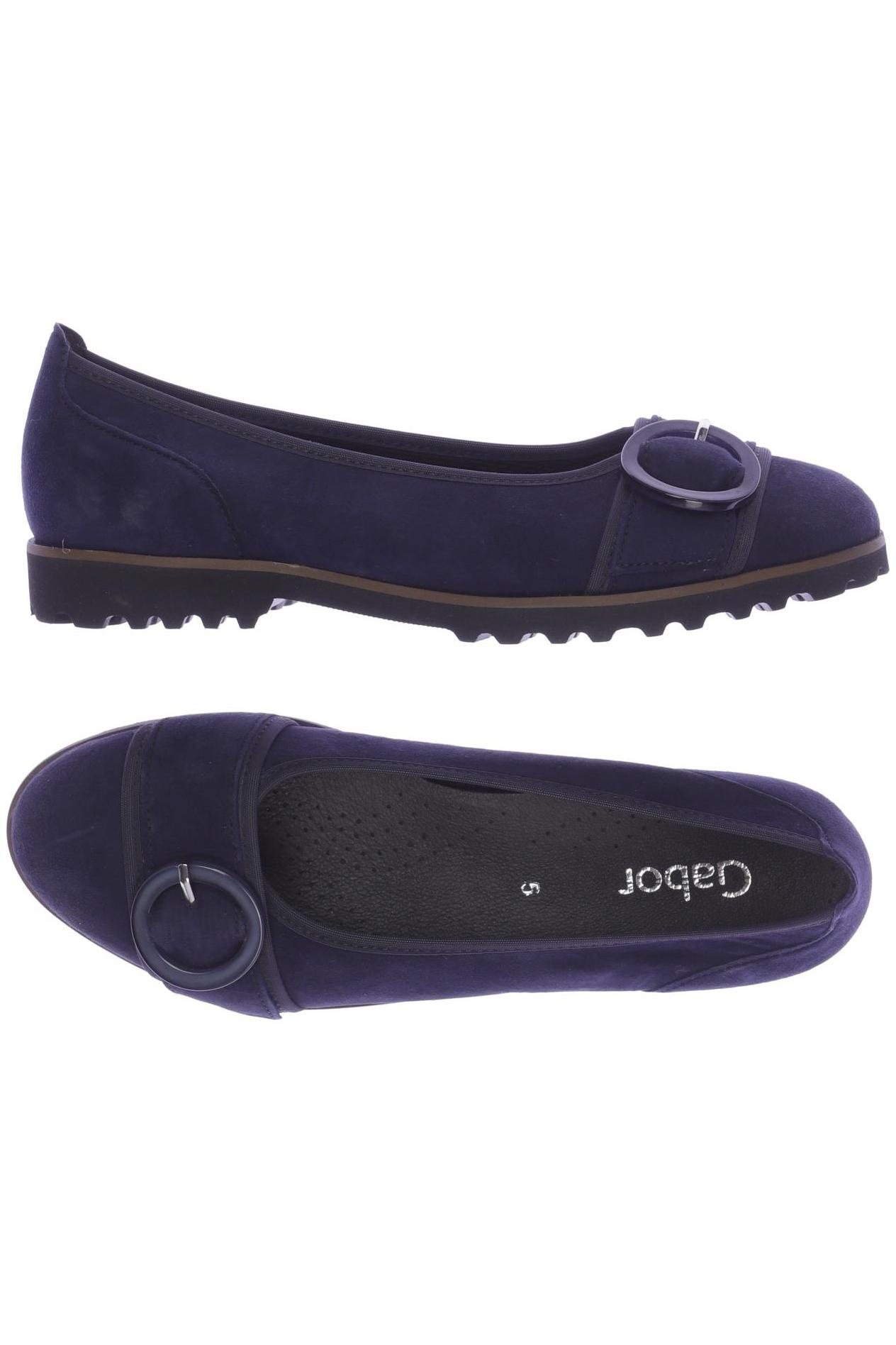 

Gabor Damen Ballerinas, marineblau, Gr. 5