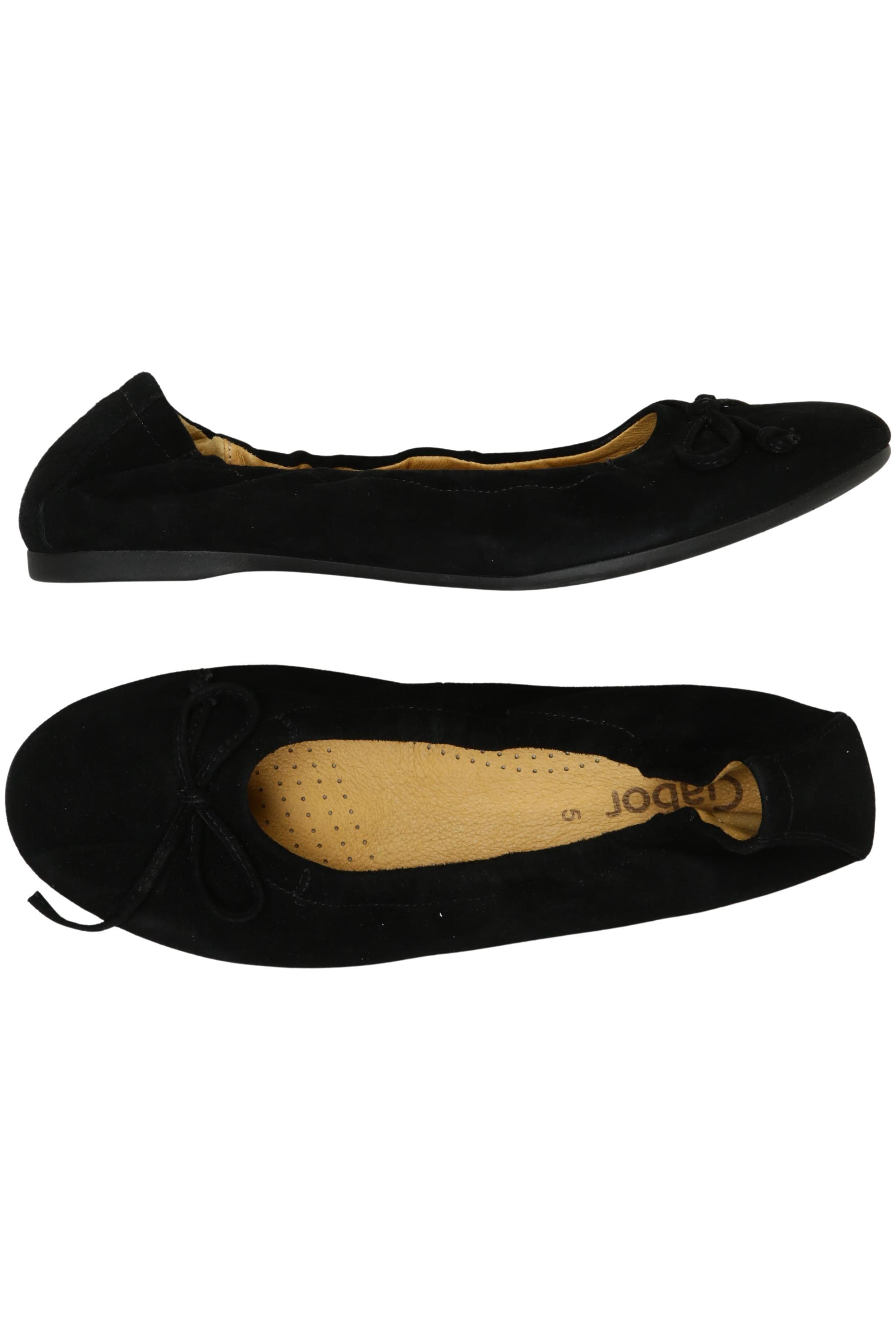 

Gabor Damen Ballerinas, schwarz, Gr. 5
