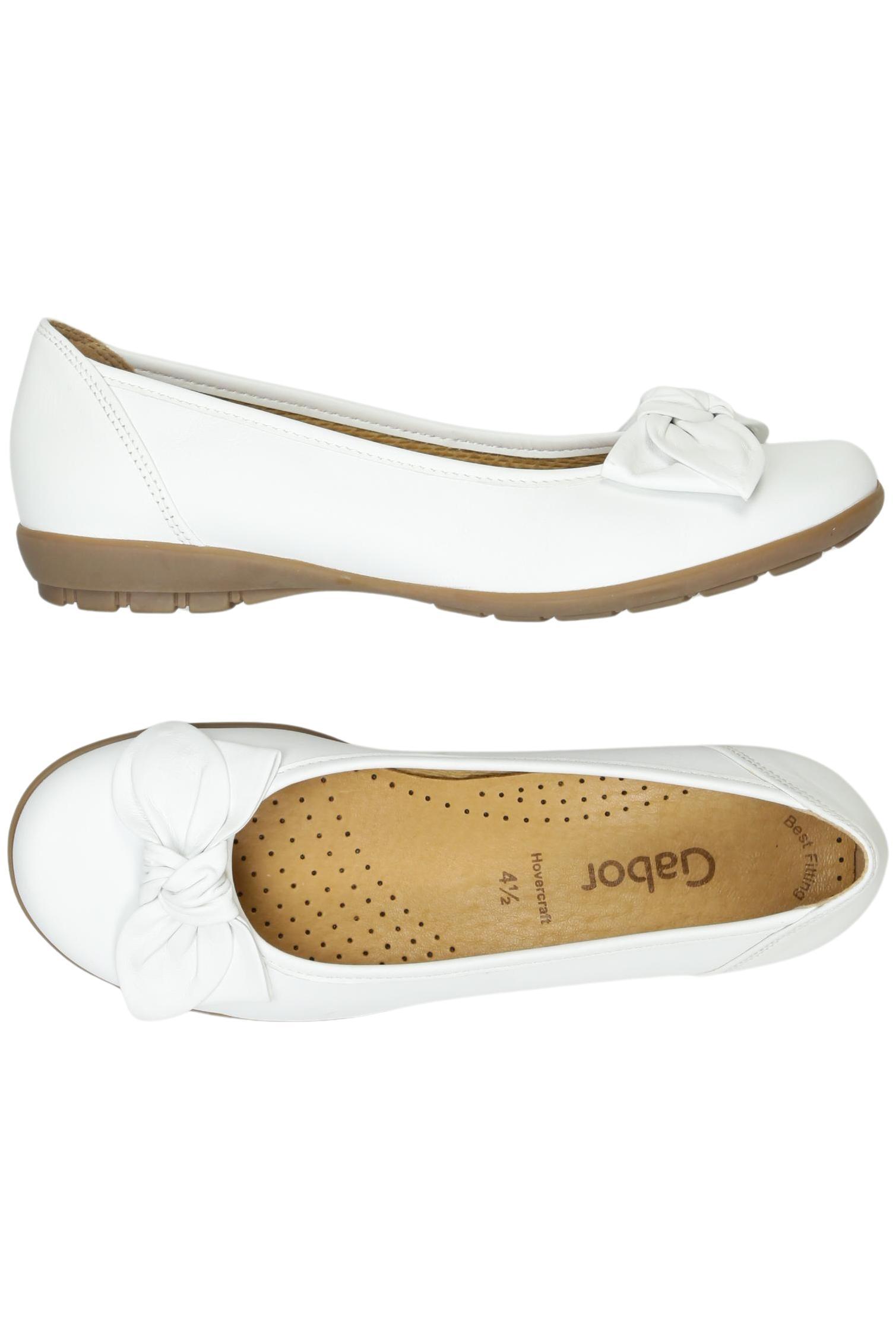 

Gabor Damen Ballerinas, weiß, Gr. 4.5