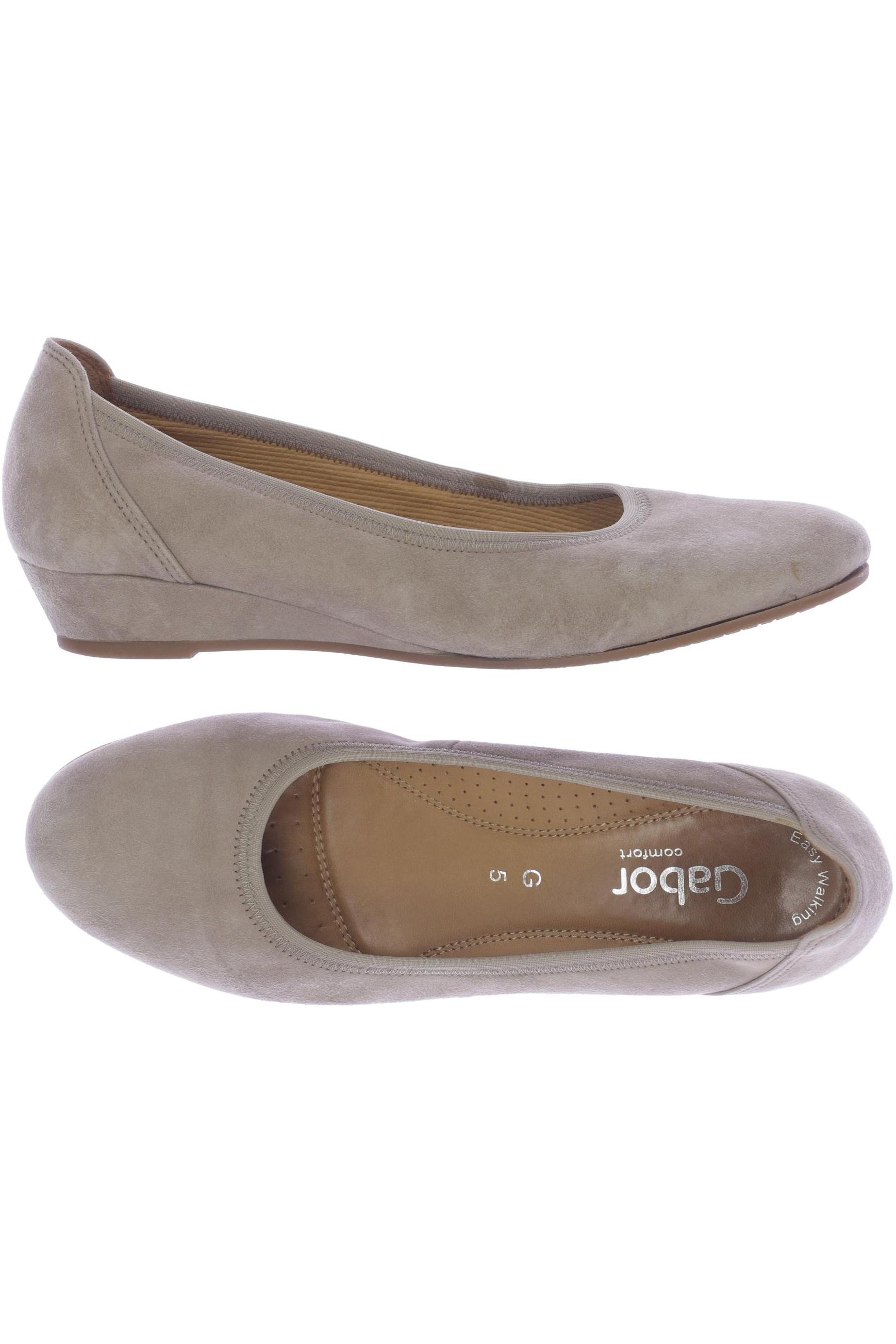 

Gabor Damen Ballerinas, beige, Gr. 5