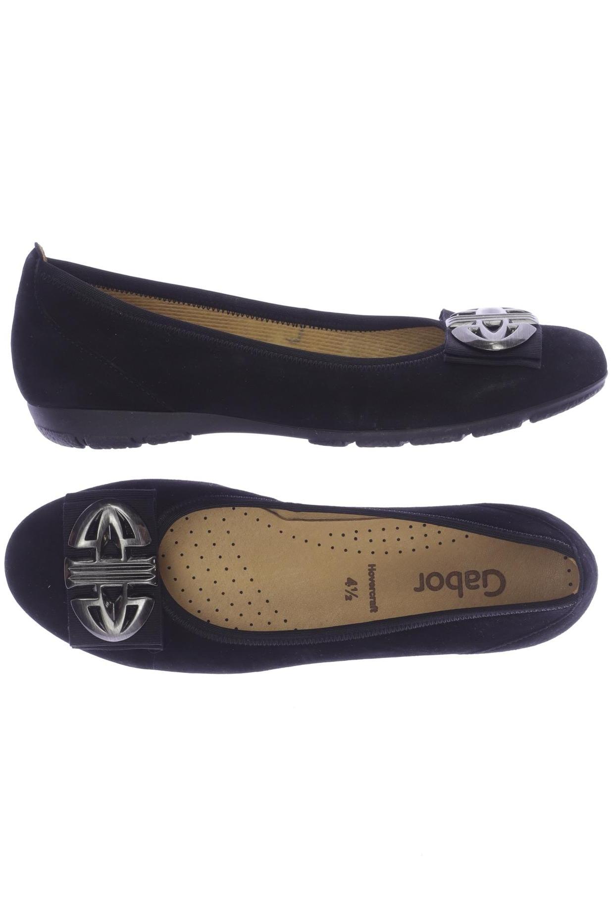 

Gabor Damen Ballerinas, schwarz, Gr. 4.5