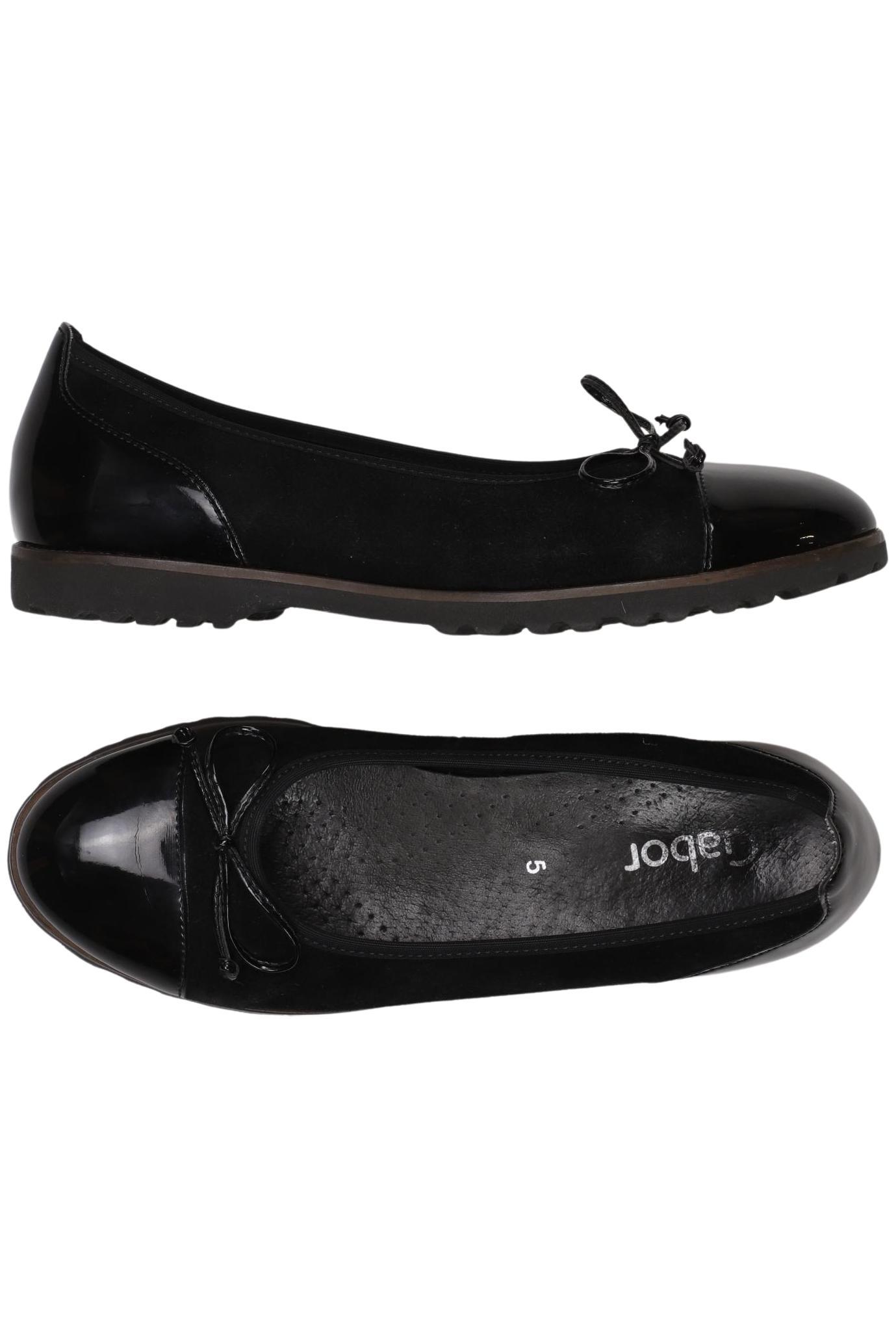 

Gabor Damen Ballerinas, schwarz, Gr. 5