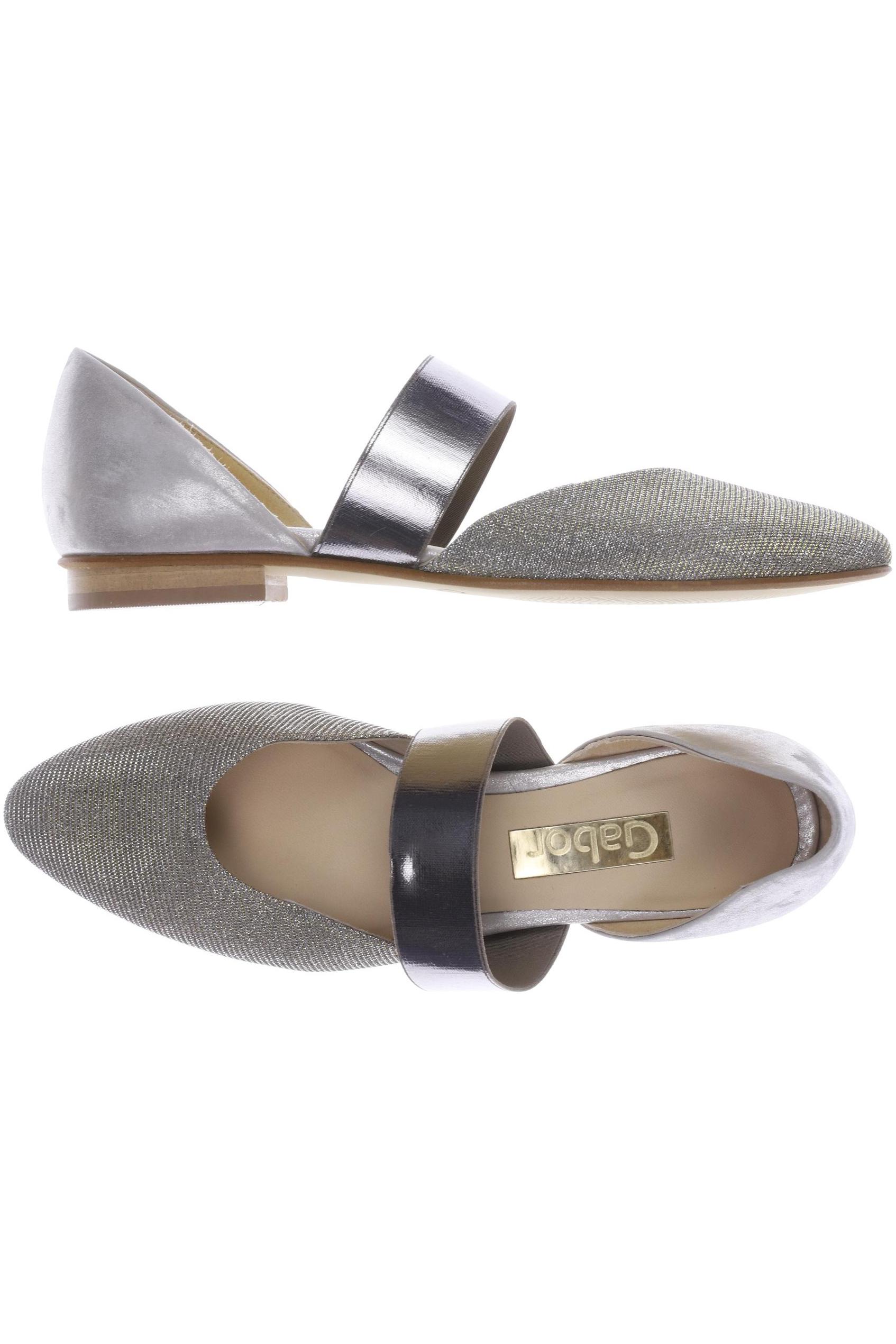 

Gabor Damen Ballerinas, silber, Gr. 4