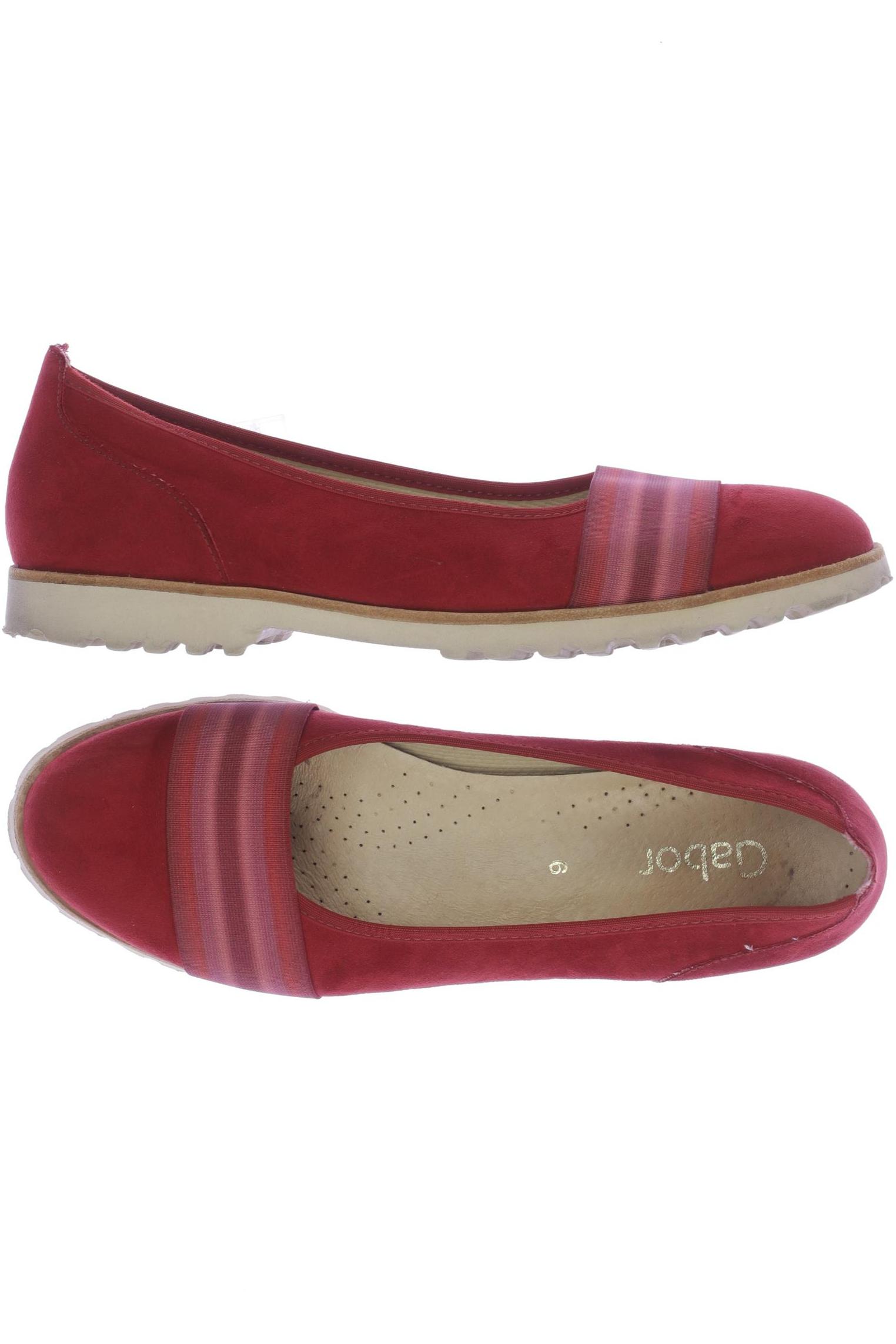 

Gabor Damen Ballerinas, rot, Gr. 6