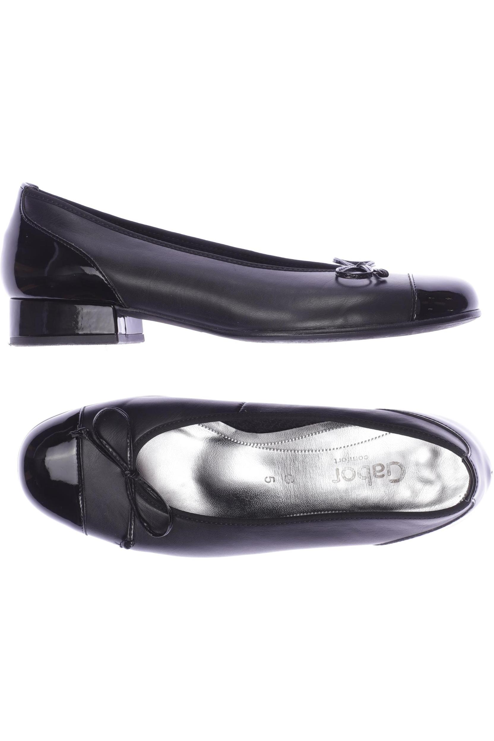

Gabor Damen Ballerinas, schwarz, Gr. 5