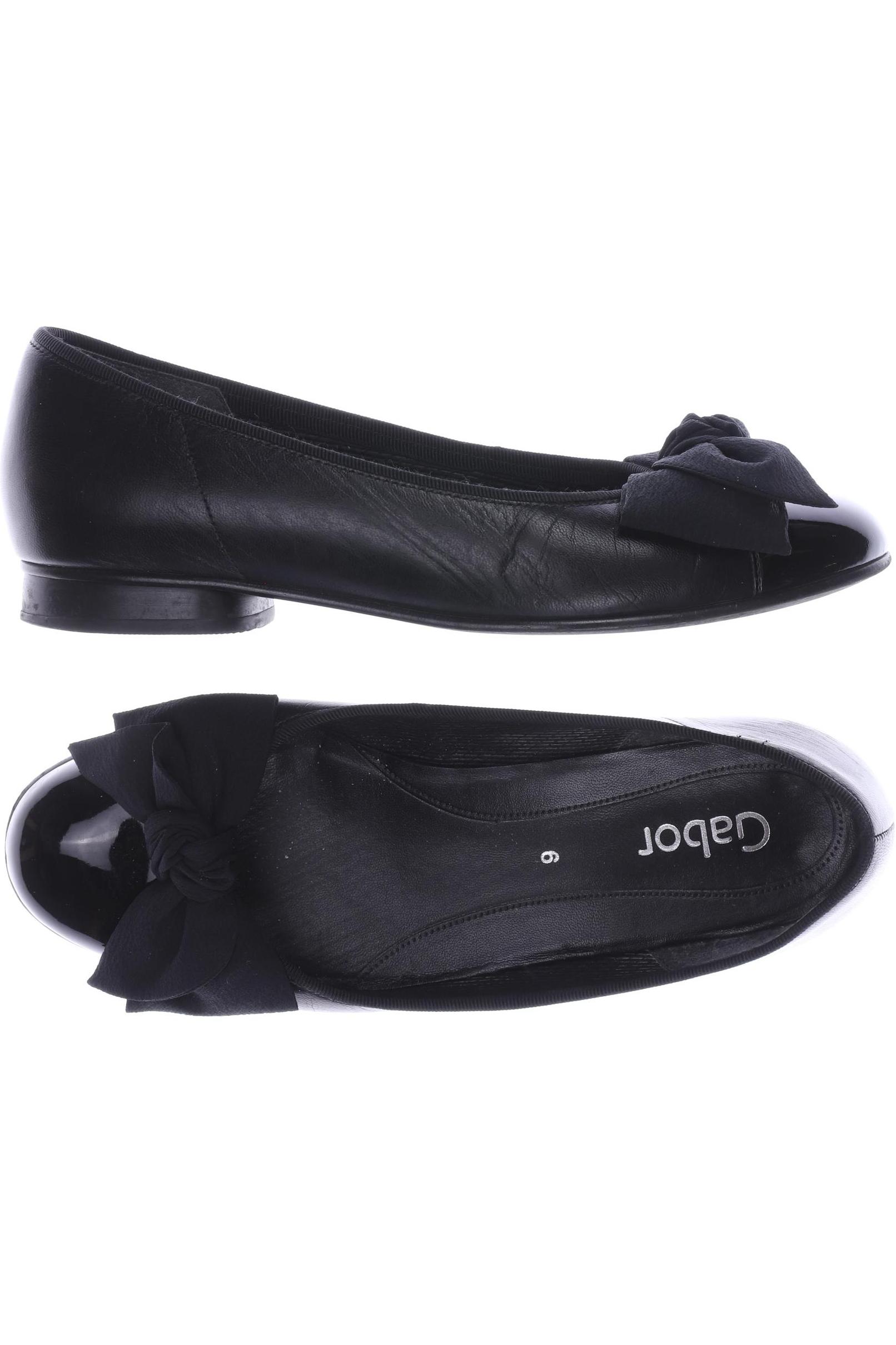 

Gabor Damen Ballerinas, schwarz, Gr. 6