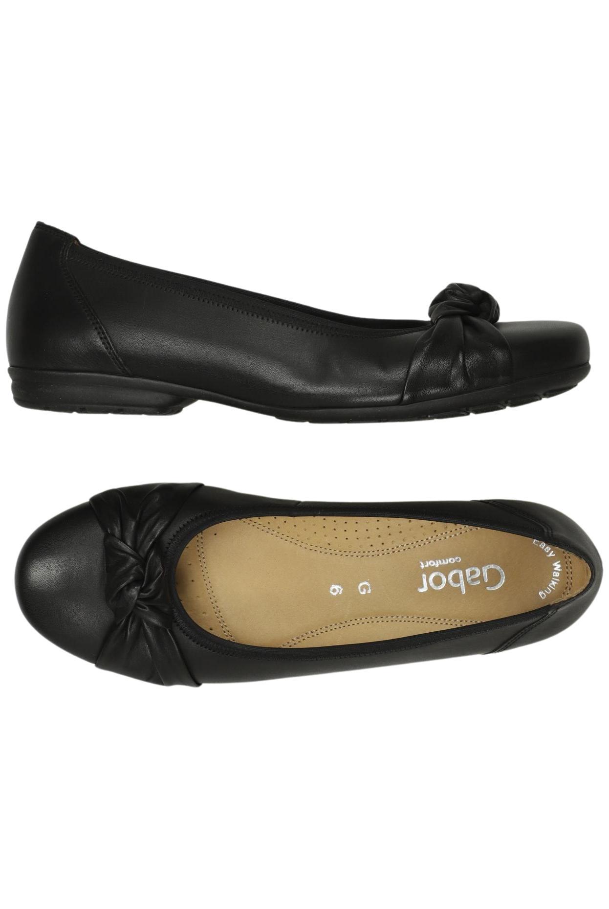 

Gabor Damen Ballerinas, schwarz, Gr. 6