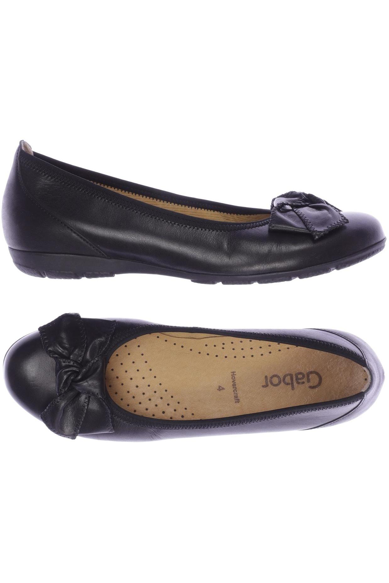 

Gabor Damen Ballerinas, schwarz, Gr. 4