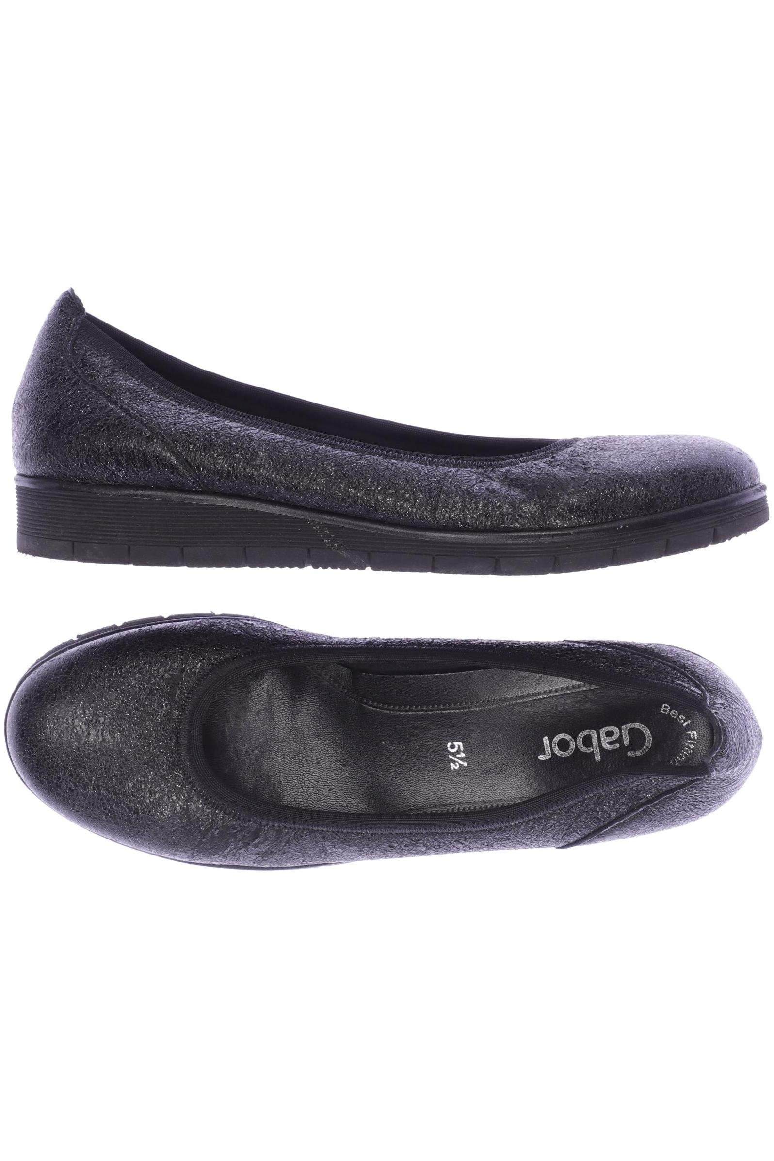 

Gabor Damen Ballerinas, schwarz, Gr. 5.5