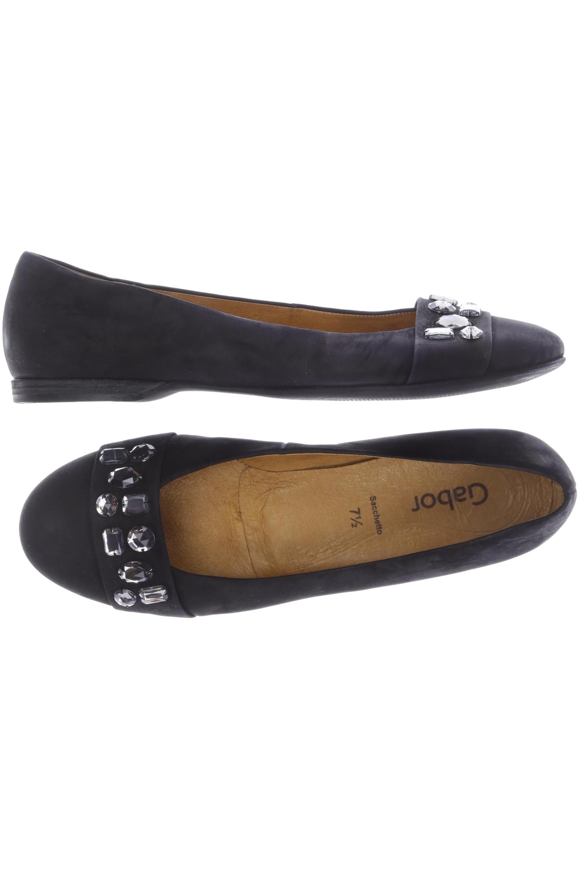

Gabor Damen Ballerinas, schwarz, Gr. 7.5