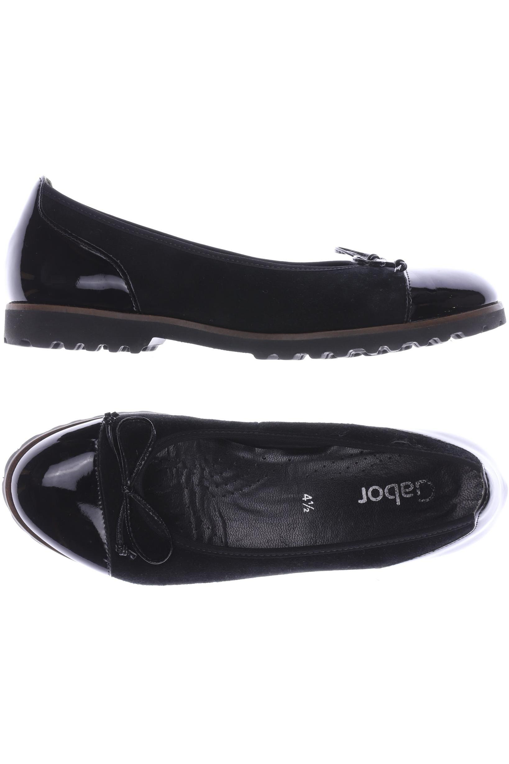 

Gabor Damen Ballerinas, schwarz, Gr. 4.5