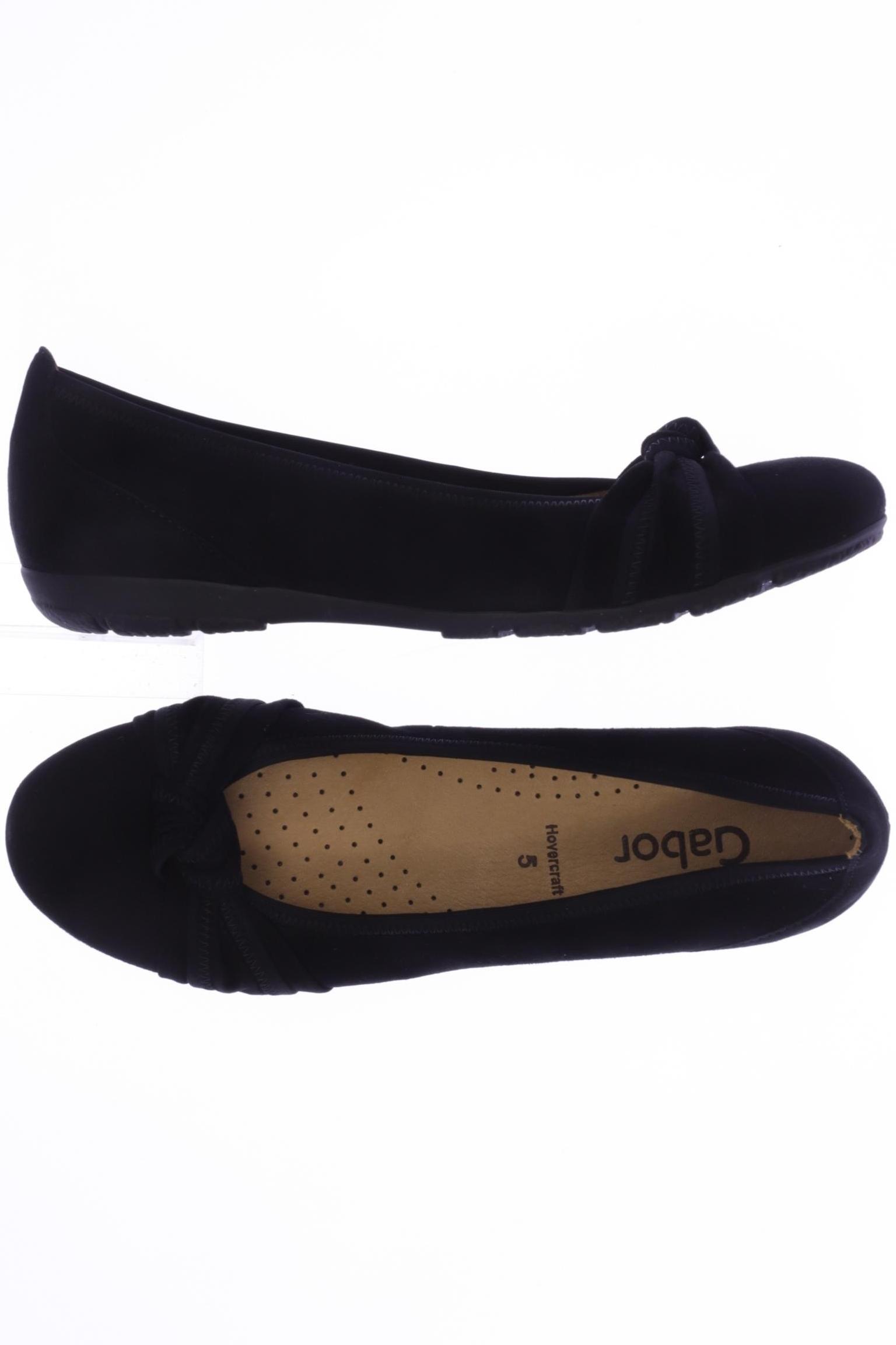 

Gabor Damen Ballerinas, schwarz, Gr. 5