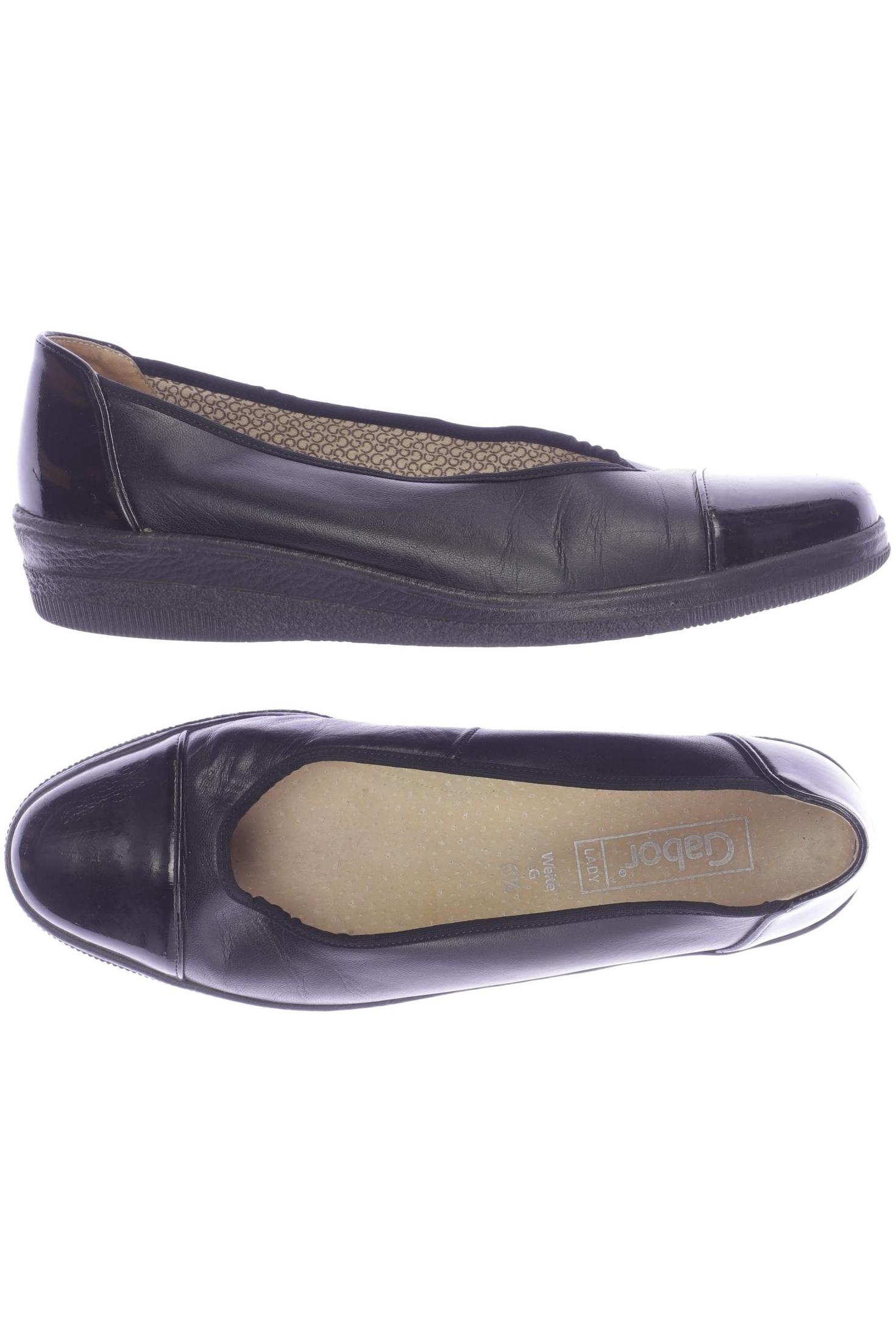 

Gabor Damen Ballerinas, schwarz, Gr. 6.5