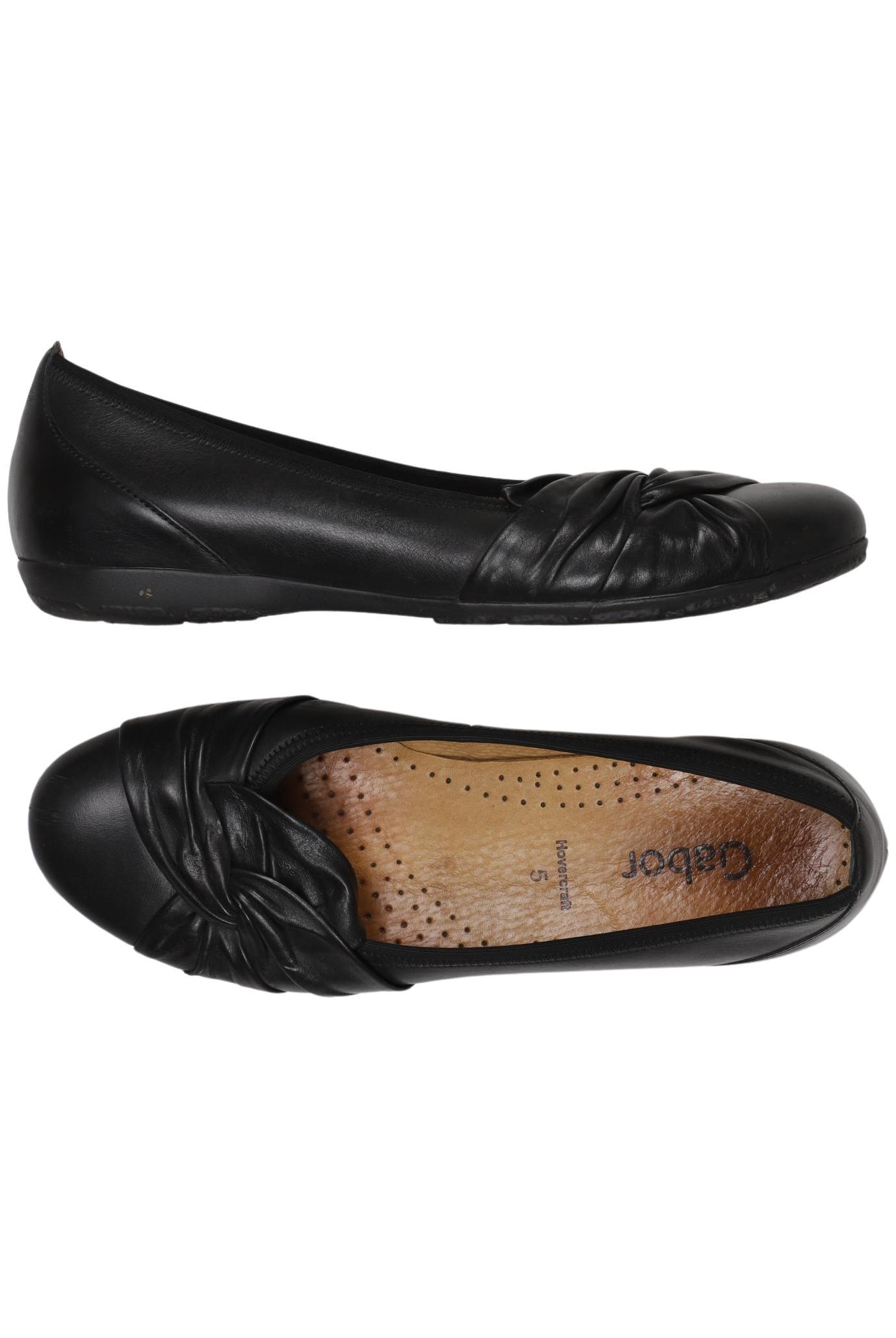 

Gabor Damen Ballerinas, schwarz, Gr. 5