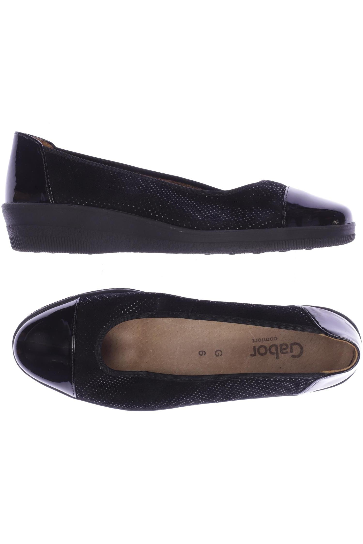 

Gabor Damen Ballerinas, schwarz, Gr. 6