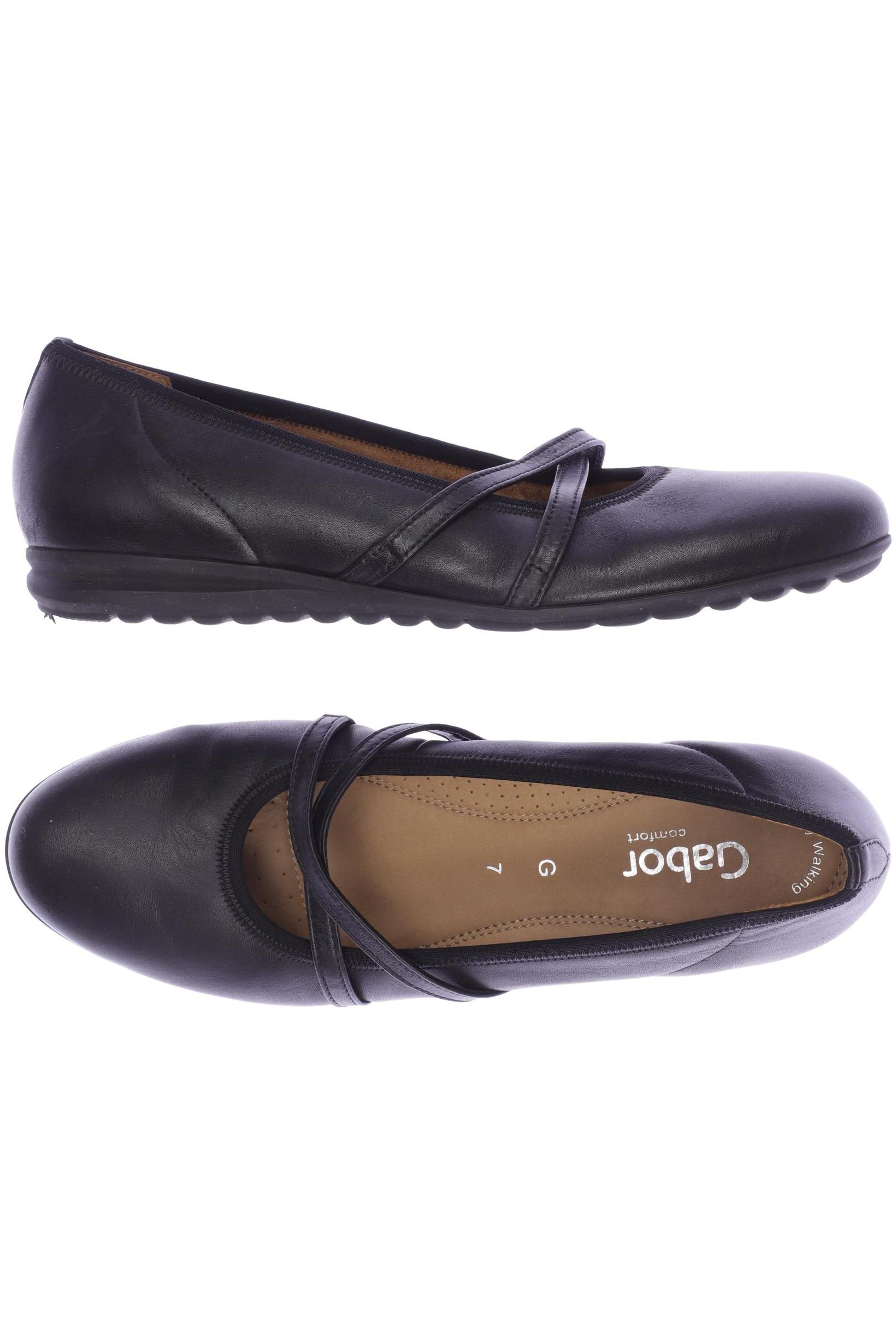 

Gabor Damen Ballerinas, schwarz, Gr. 7