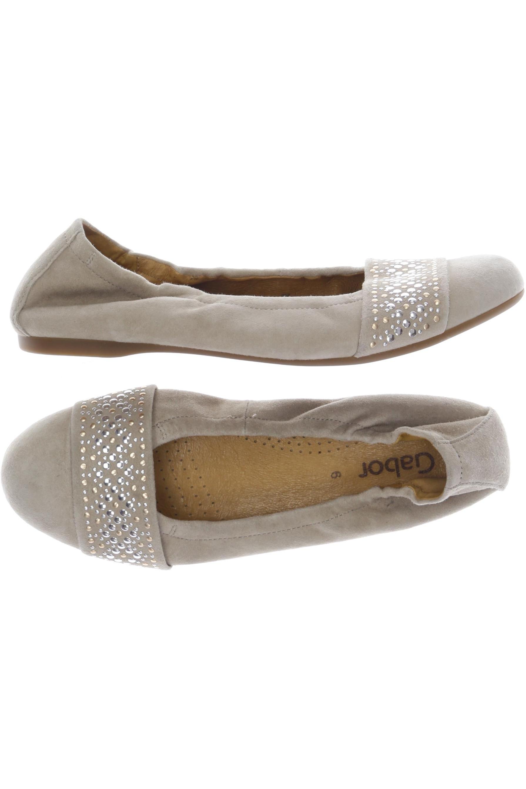 

Gabor Damen Ballerinas, beige, Gr. 6