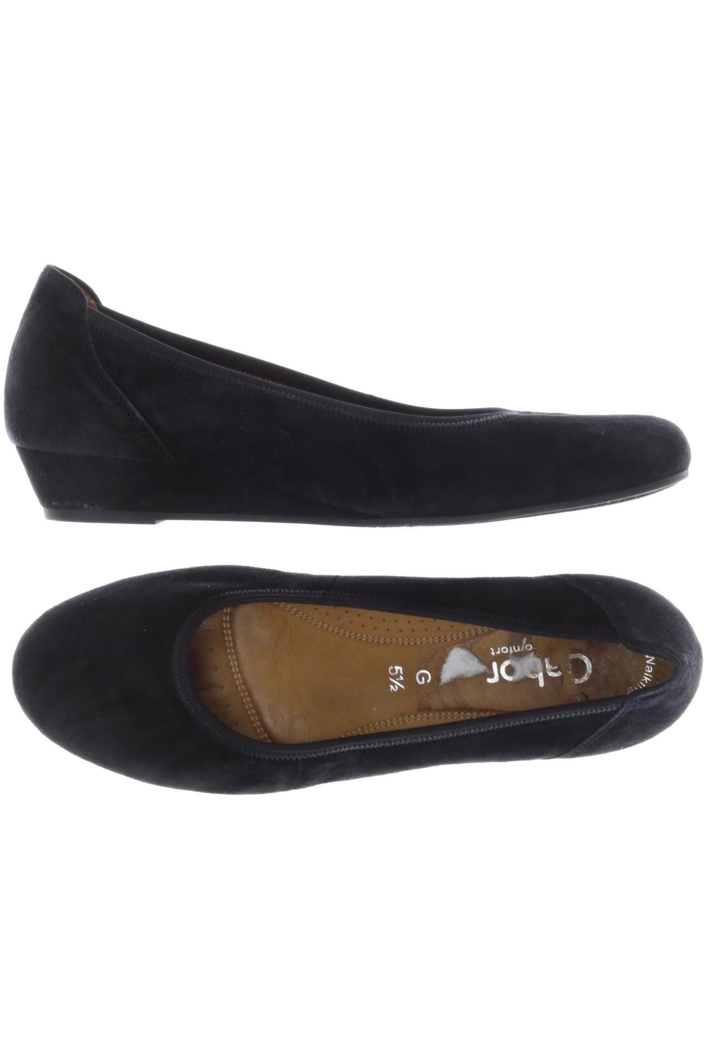 

Gabor Damen Ballerinas, schwarz, Gr. 5.5