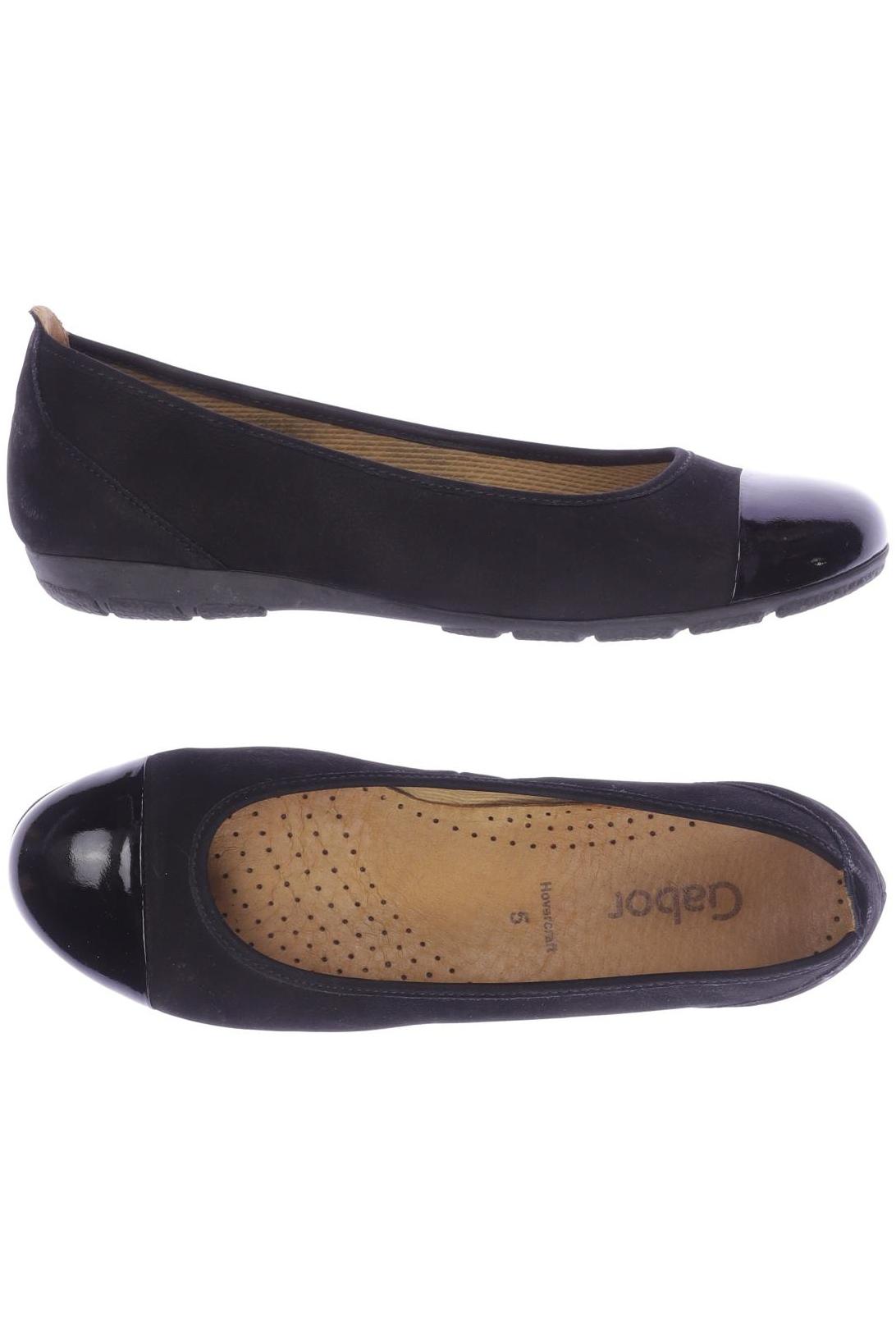 

Gabor Damen Ballerinas, schwarz, Gr. 5