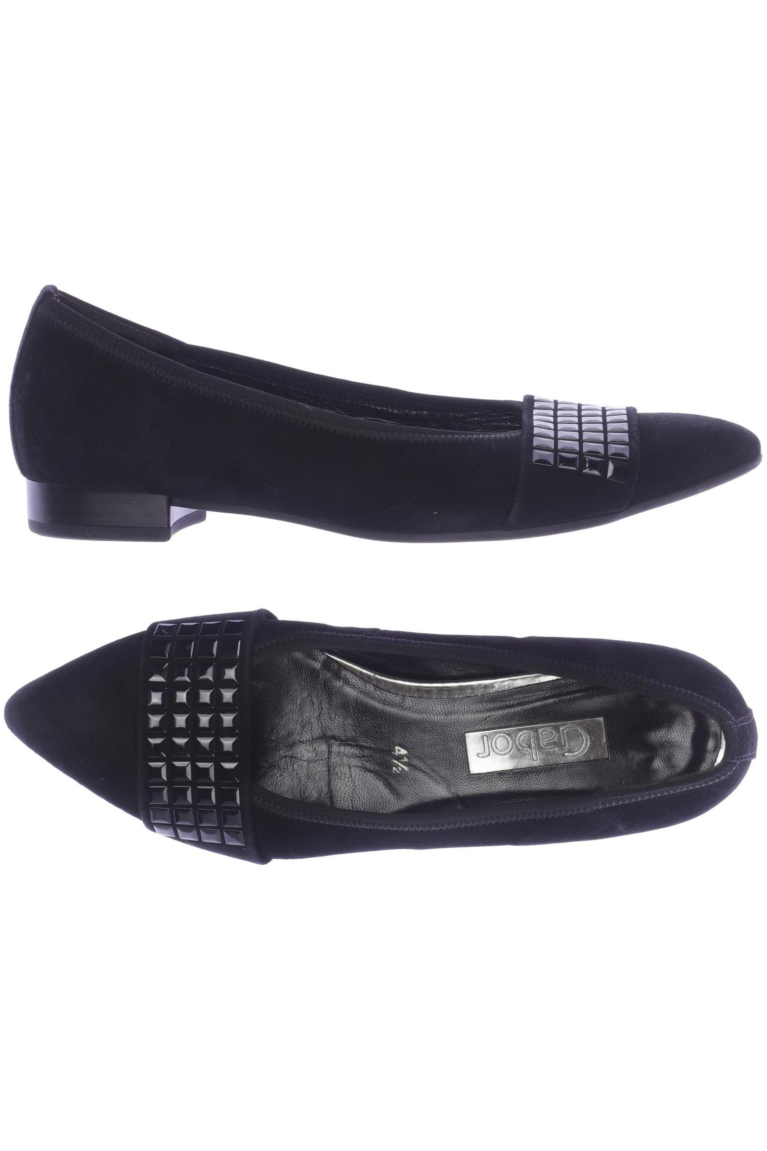

Gabor Damen Ballerinas, schwarz, Gr. 4.5