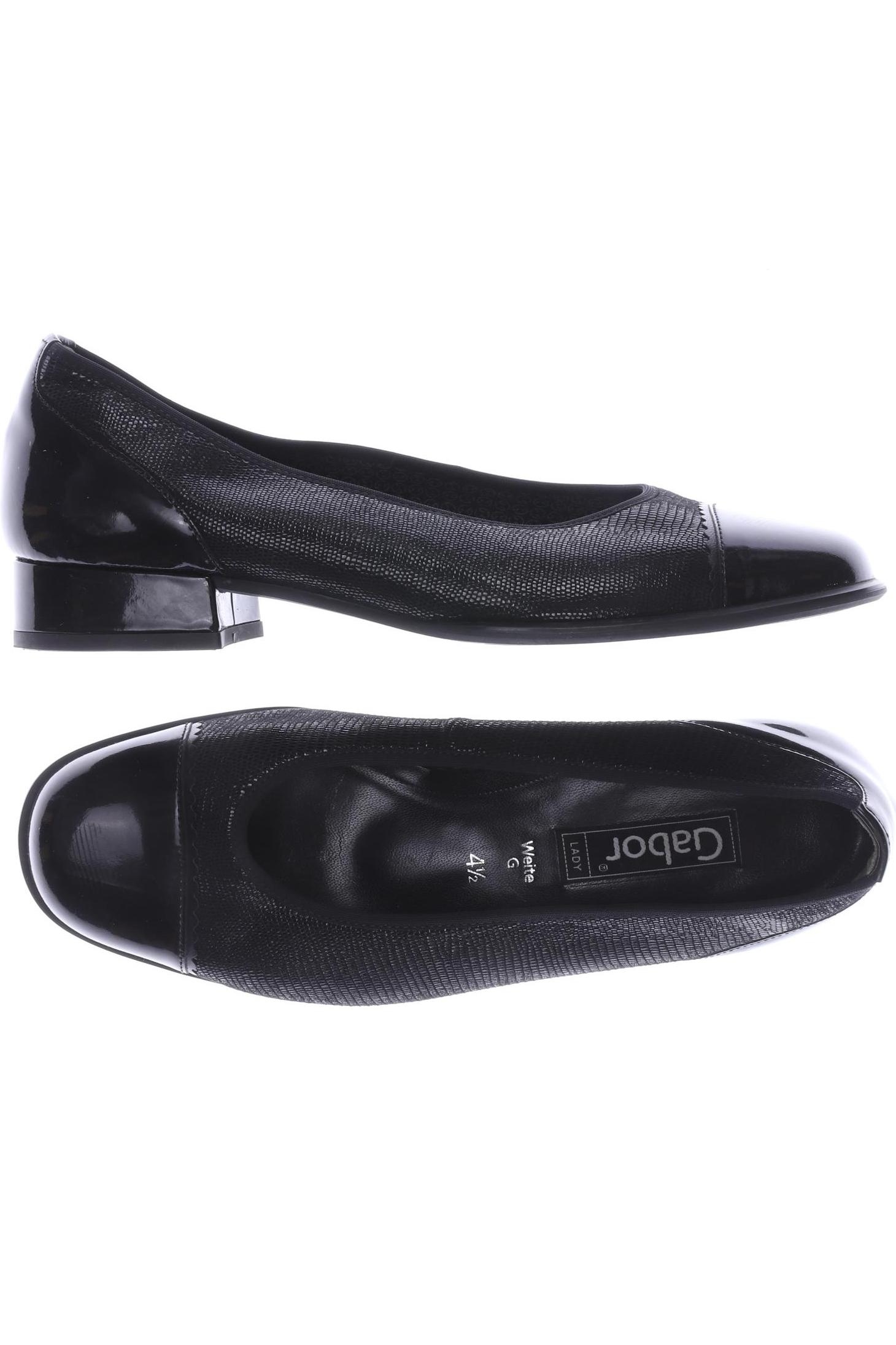 

Gabor Damen Ballerinas, schwarz, Gr. 4.5