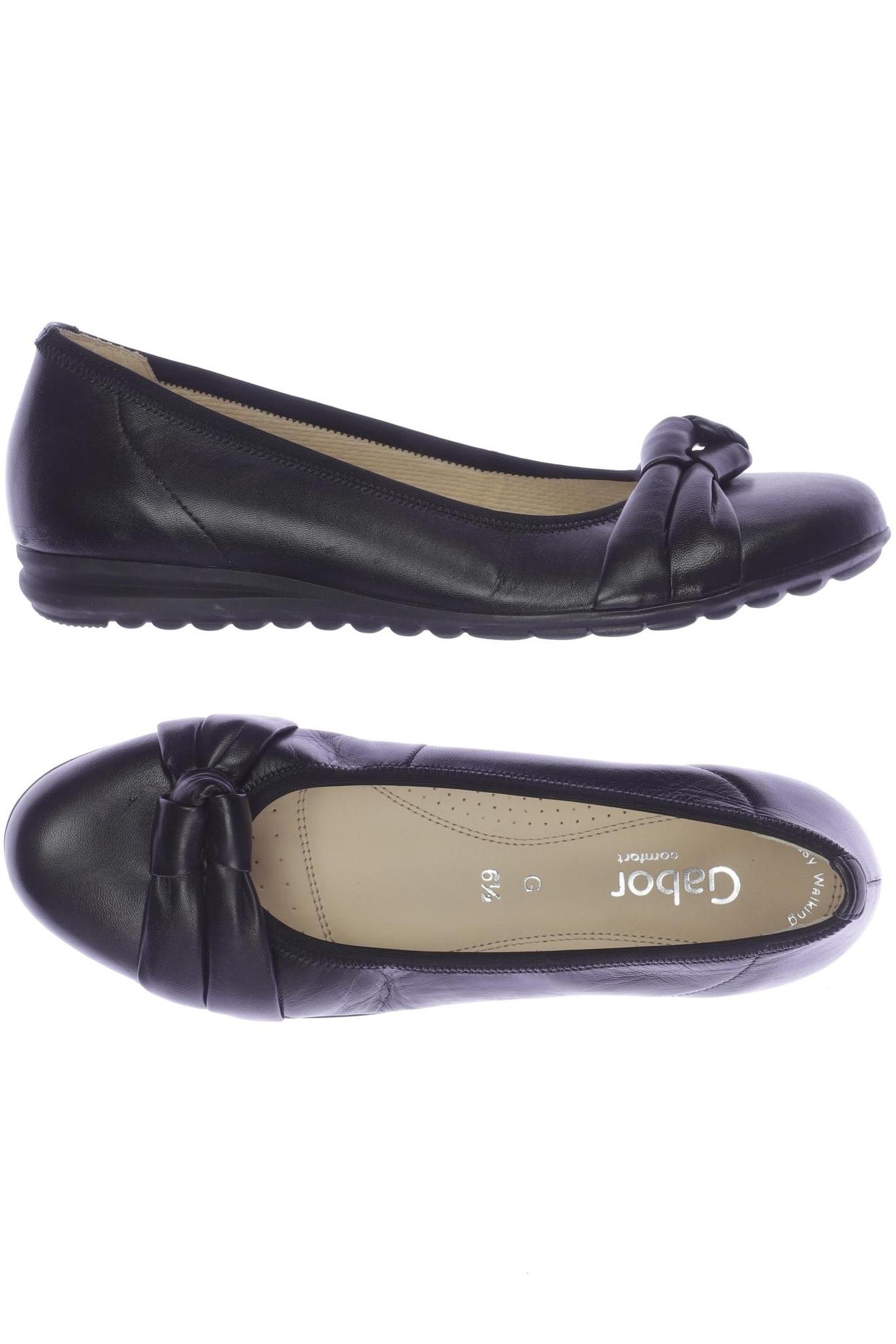 

Gabor Damen Ballerinas, schwarz, Gr. 6.5