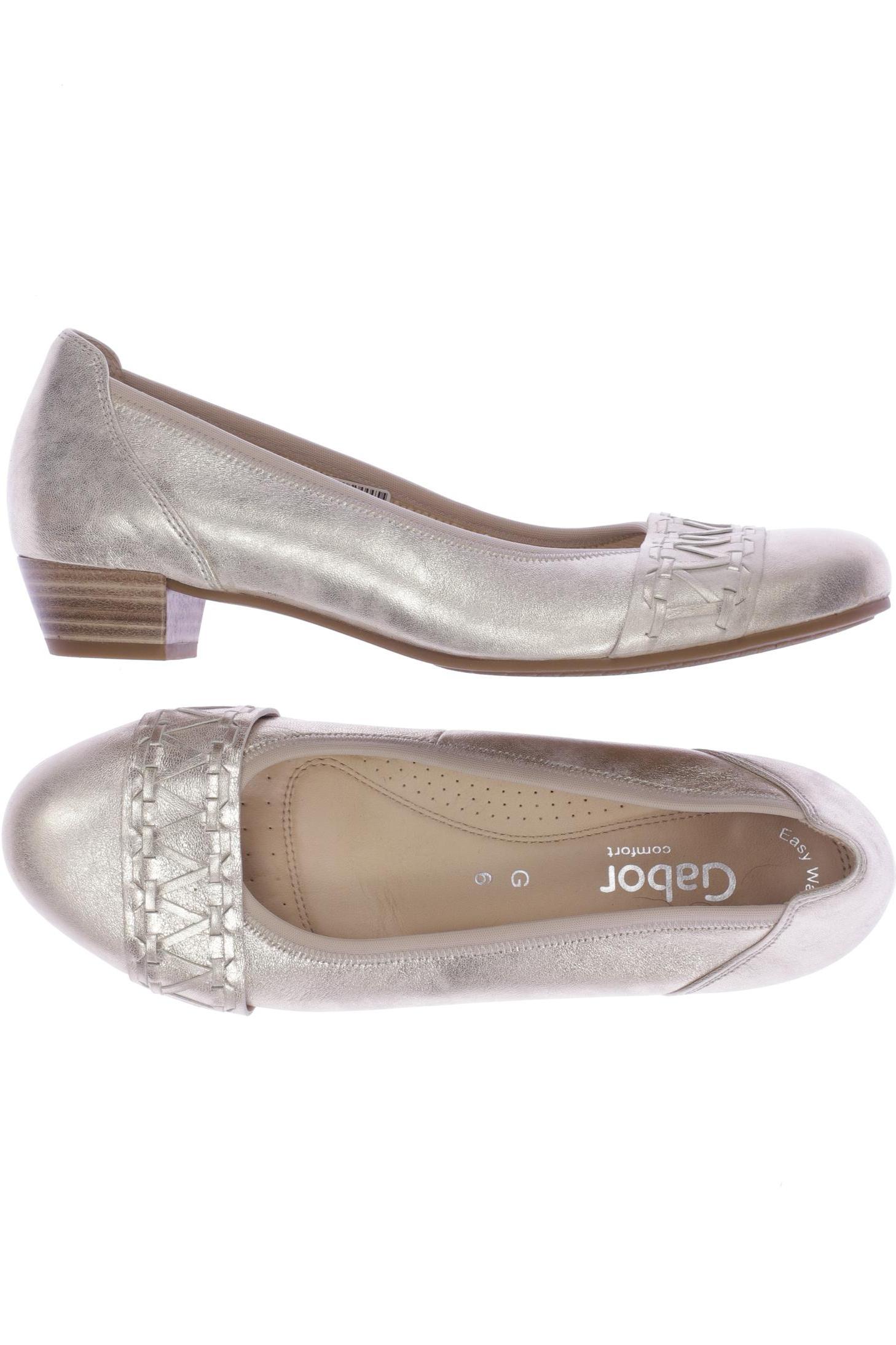 

Gabor Damen Ballerinas, gold, Gr. 6