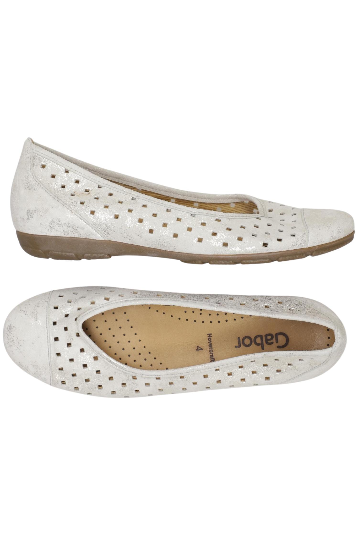 

Gabor Damen Ballerinas, weiß, Gr. 4