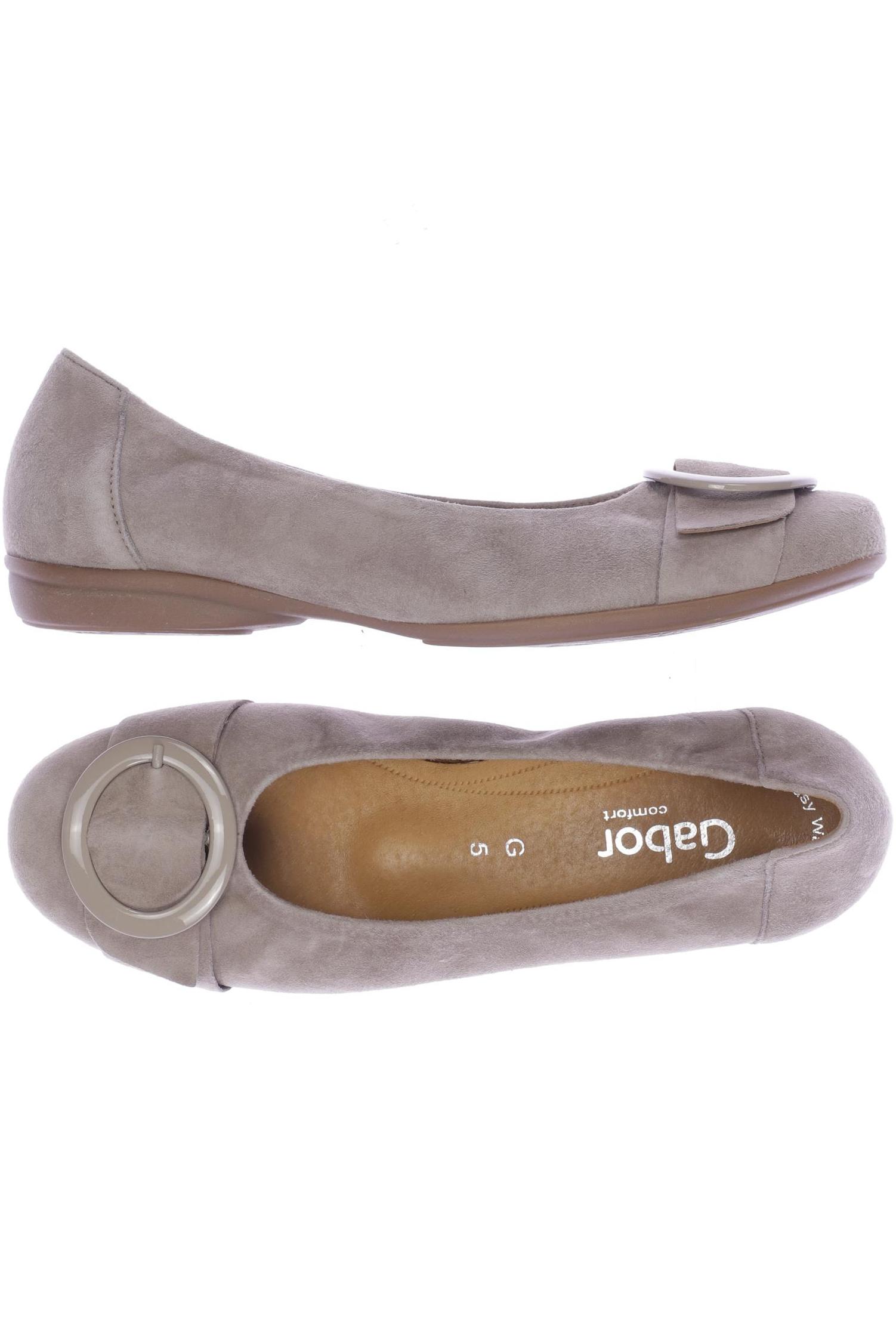 

Gabor Damen Ballerinas, grau, Gr. 5
