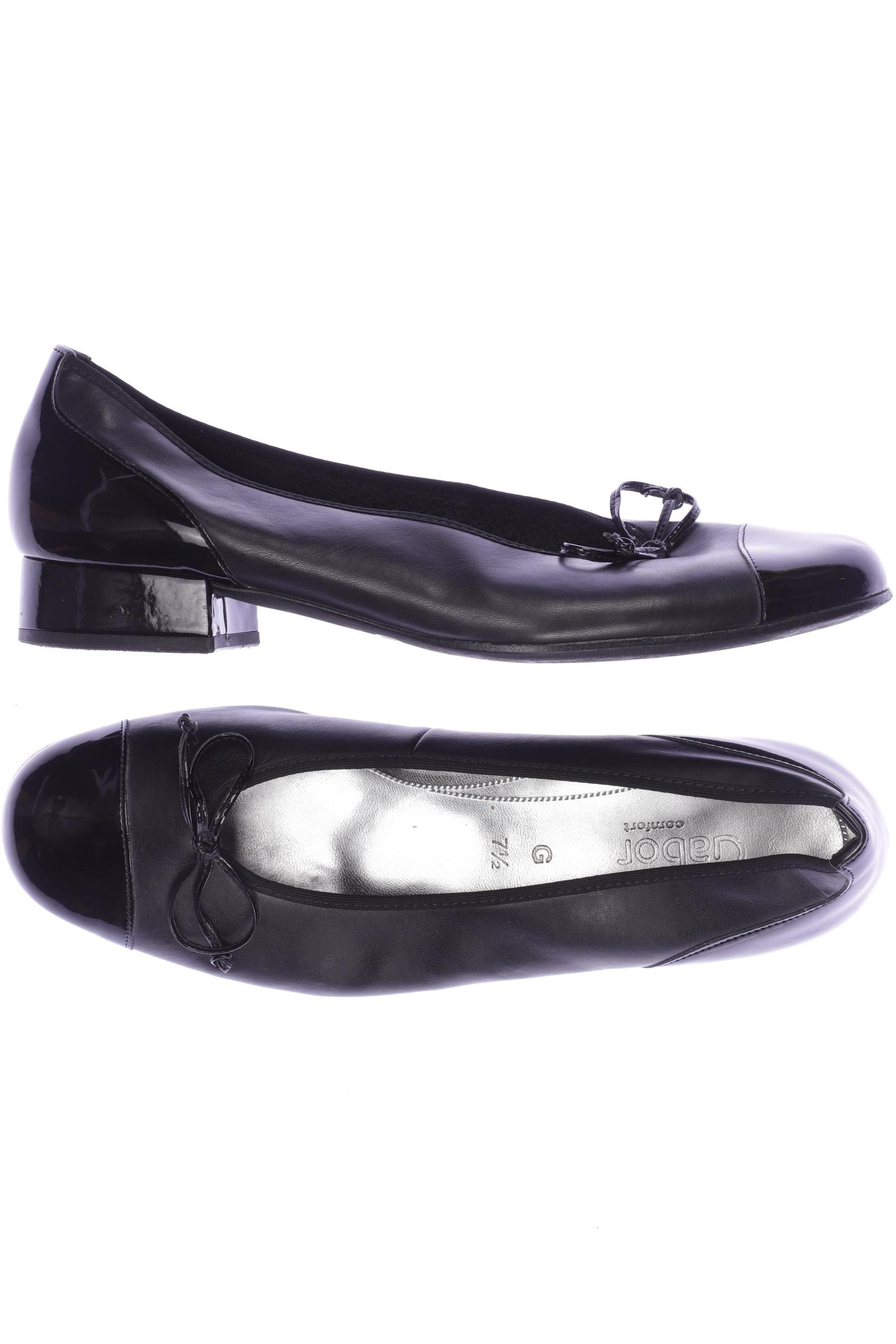 

Gabor Damen Ballerinas, schwarz, Gr. 7.5
