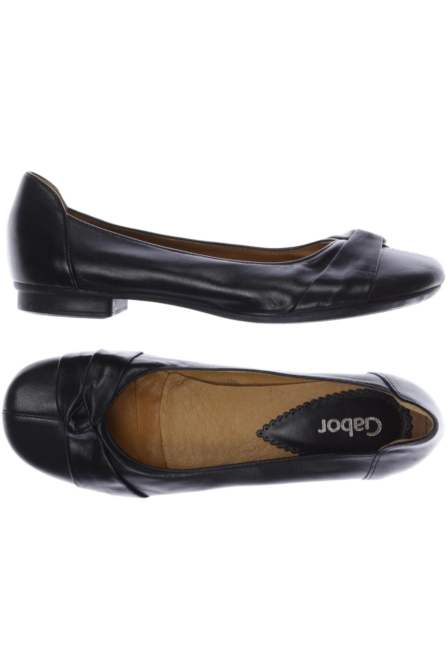 

Gabor Damen Ballerinas, schwarz, Gr. 5.5
