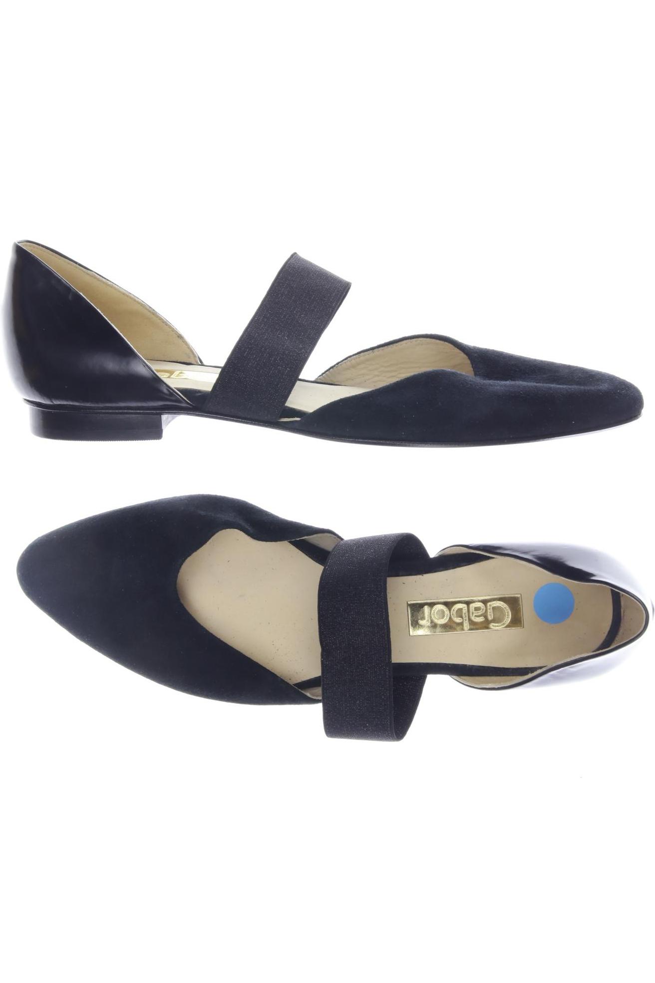 

Gabor Damen Ballerinas, schwarz, Gr. 5.5