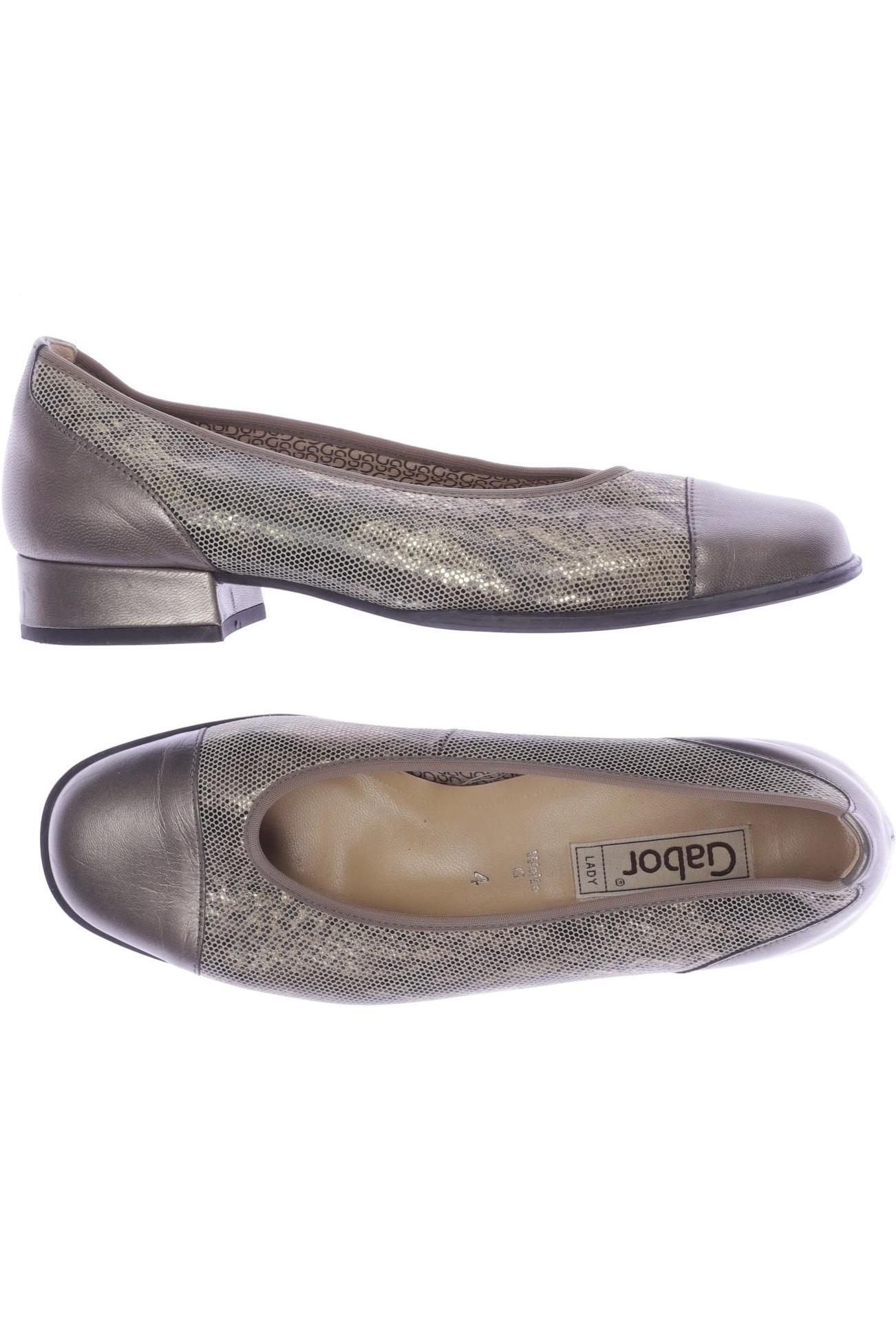 

Gabor Damen Ballerinas, gold, Gr. 4