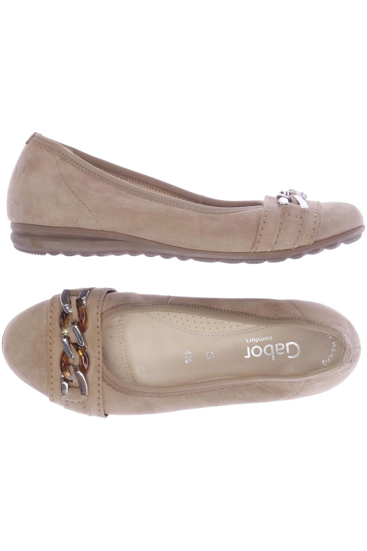 

Gabor Damen Ballerinas, beige, Gr. 4.5