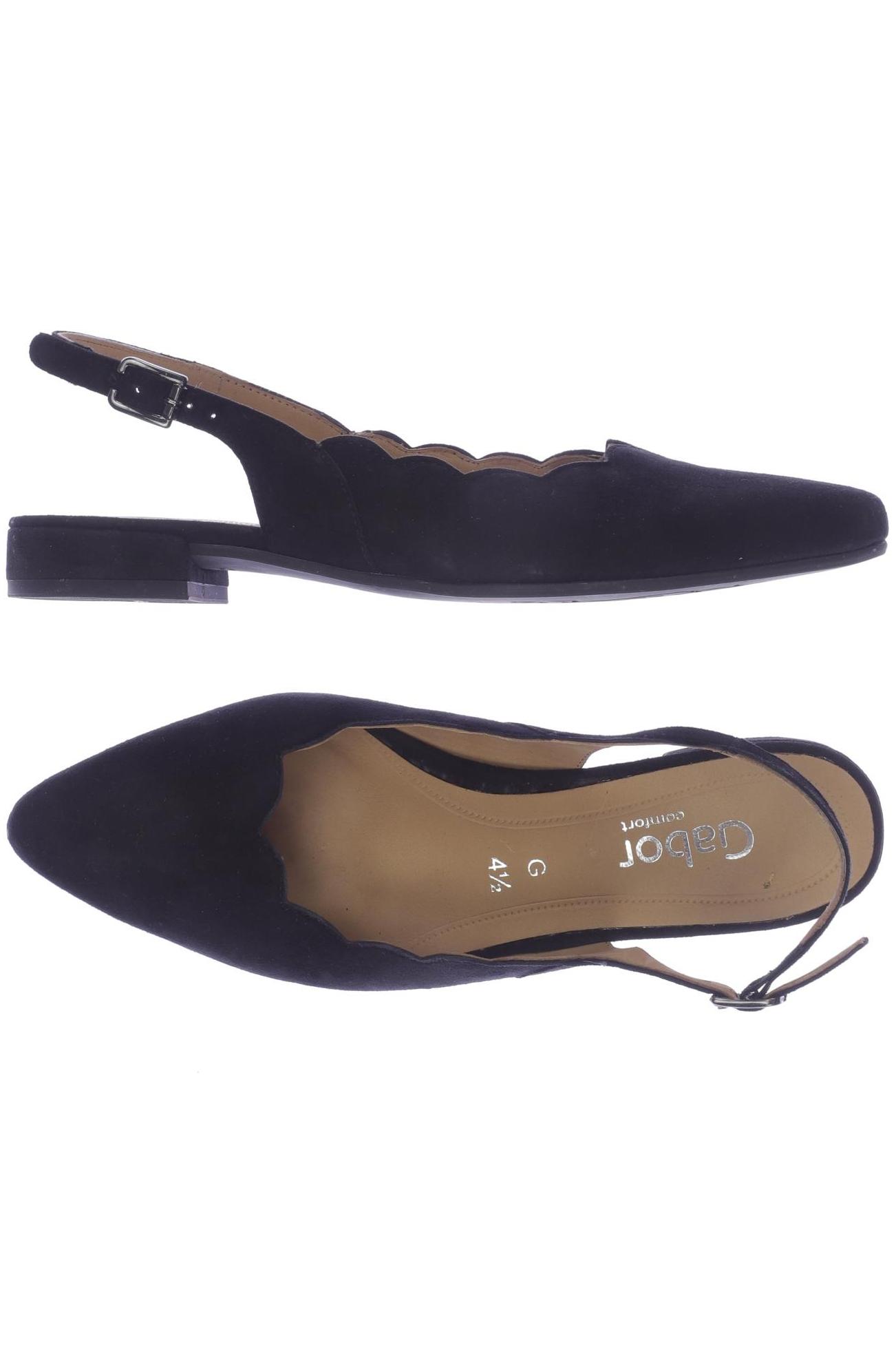 

Gabor Damen Ballerinas, schwarz, Gr. 4.5