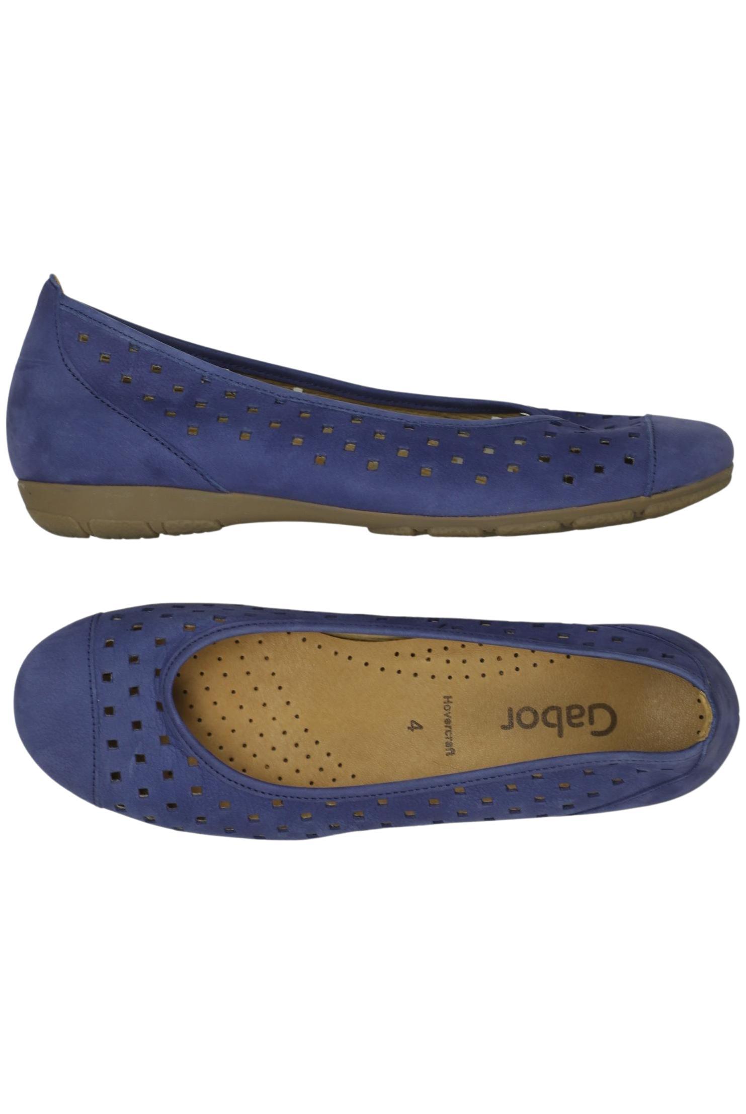 

Gabor Damen Ballerinas, blau, Gr. 4