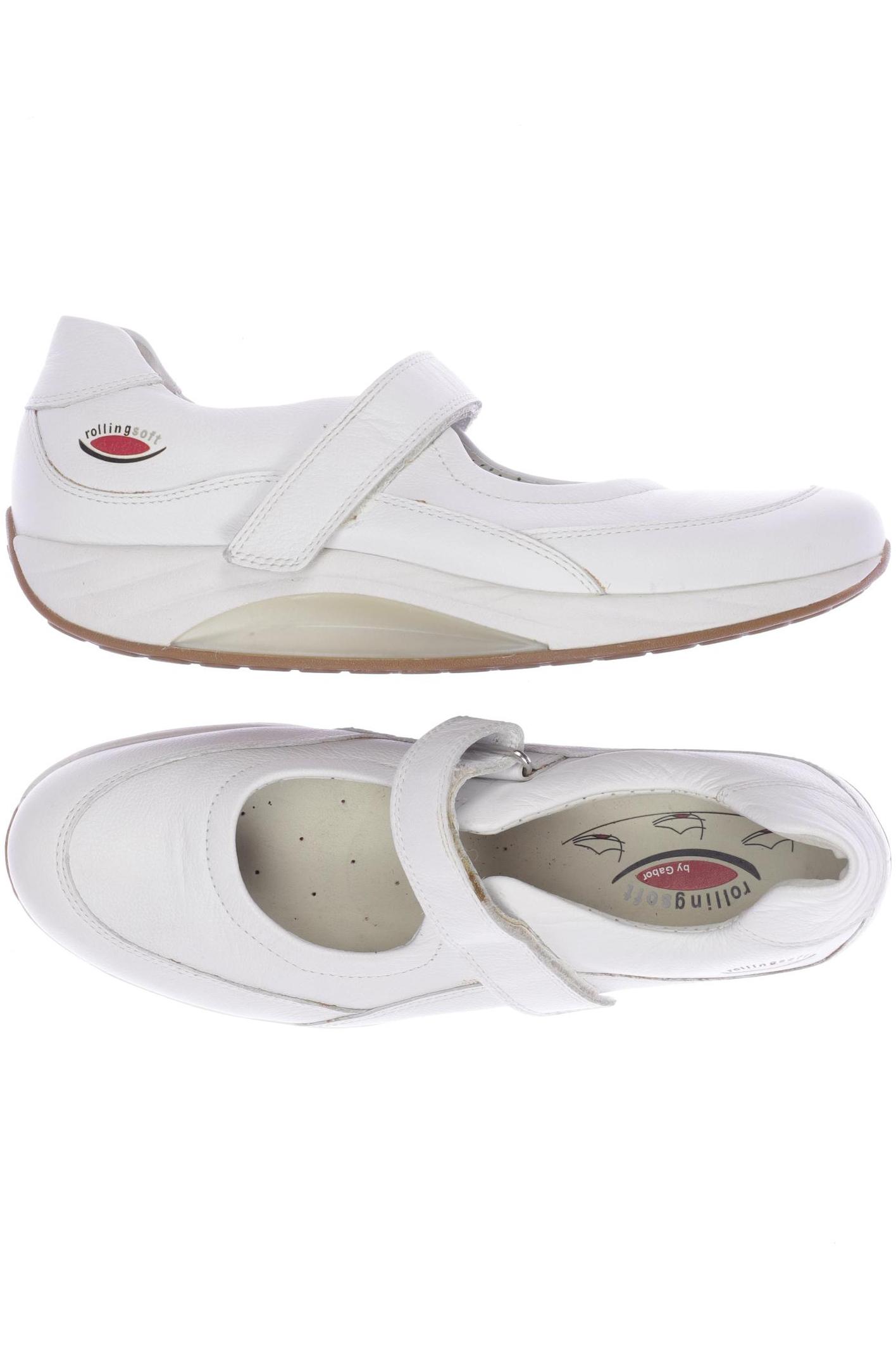 

Gabor Damen Ballerinas, weiß, Gr. 8