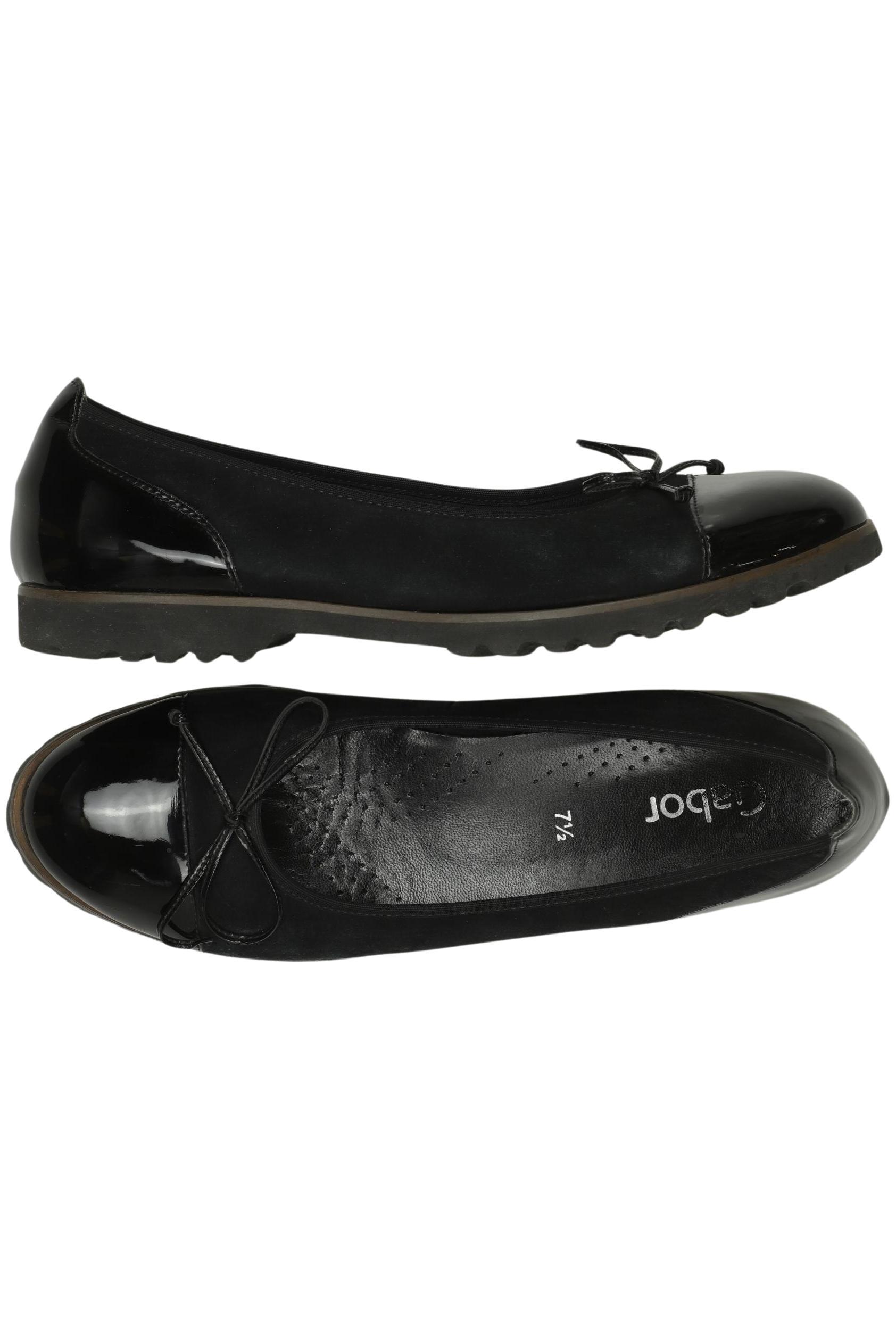 

Gabor Damen Ballerinas, schwarz, Gr. 7.5
