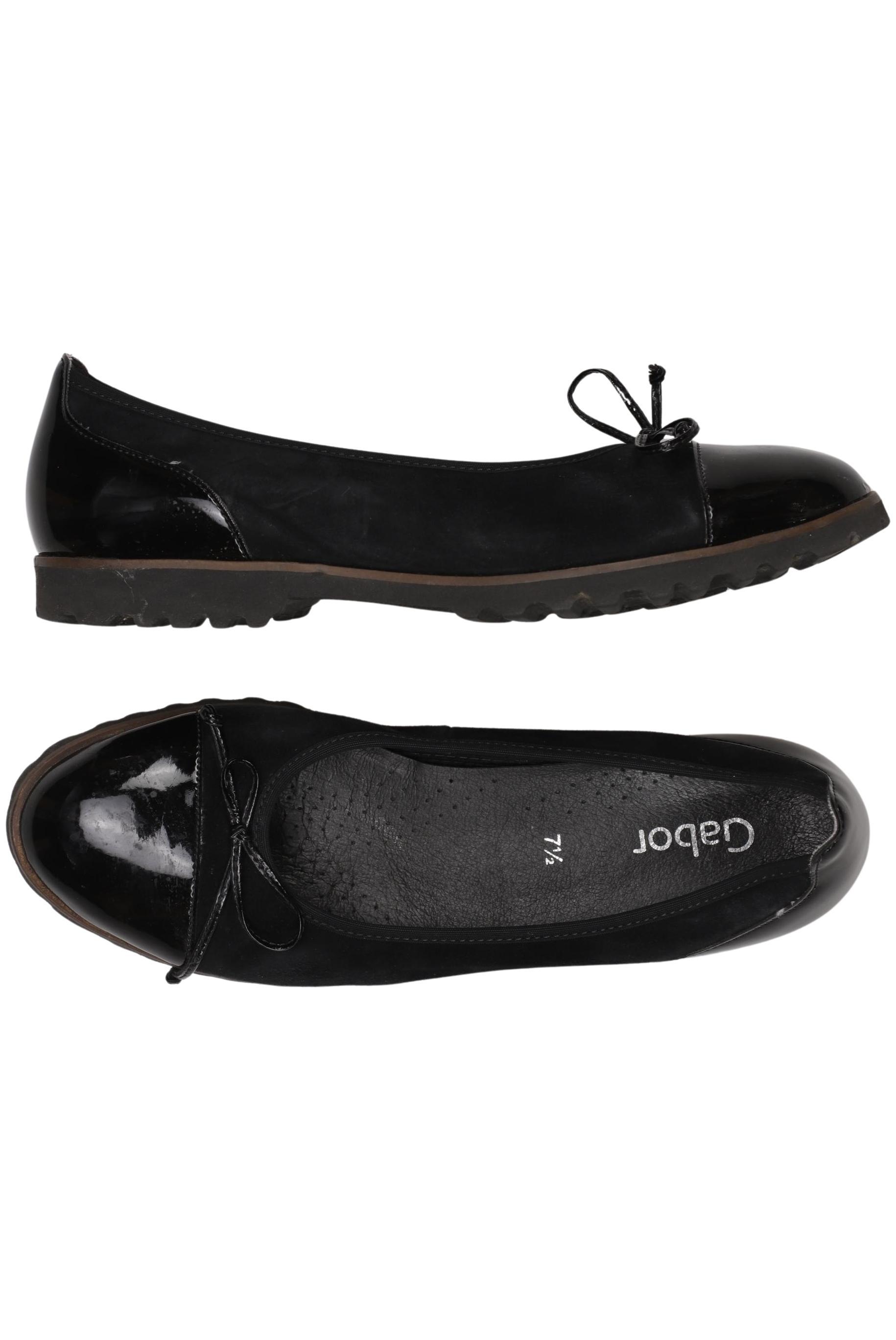 

Gabor Damen Ballerinas, schwarz, Gr. 7.5