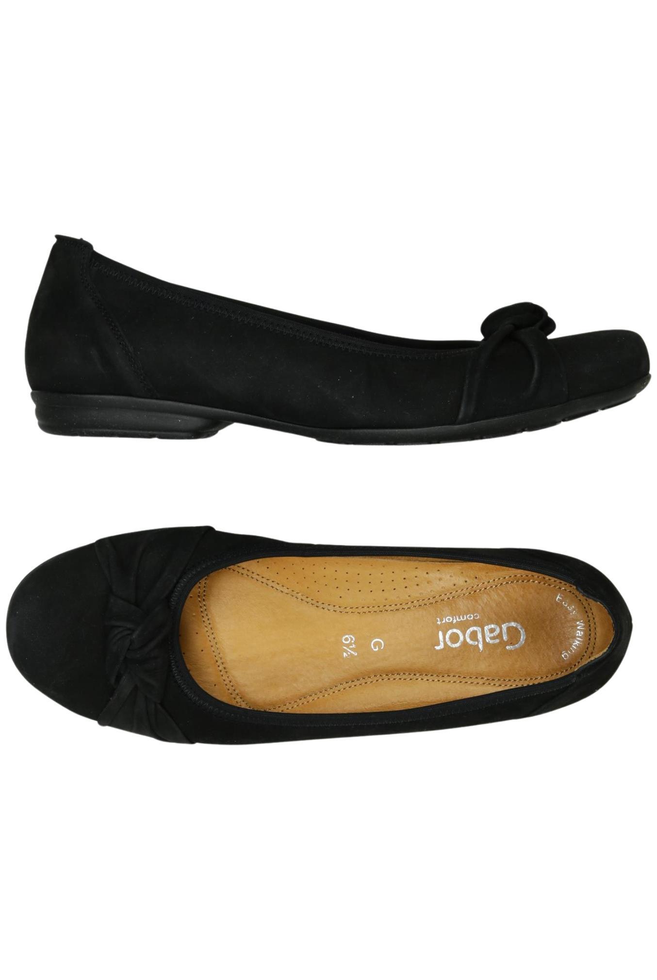 

Gabor Damen Ballerinas, schwarz, Gr. 6.5