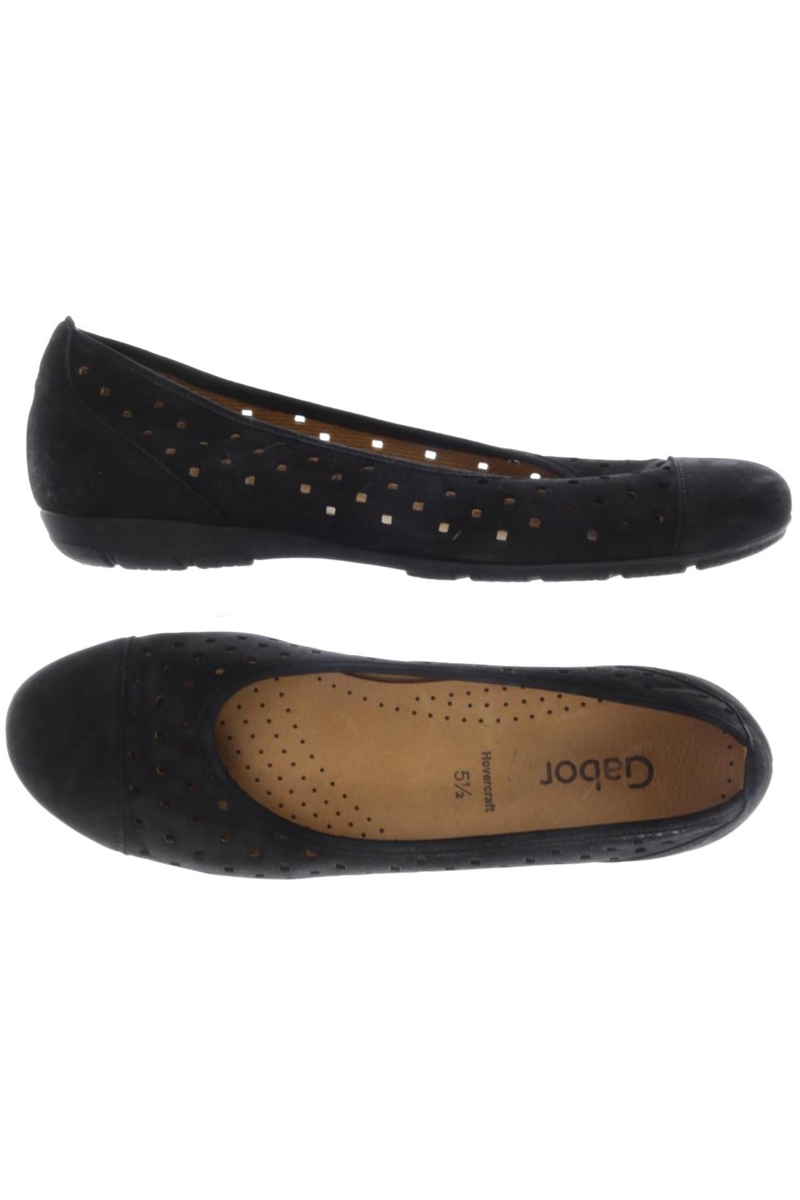 

Gabor Damen Ballerinas, schwarz, Gr. 5.5