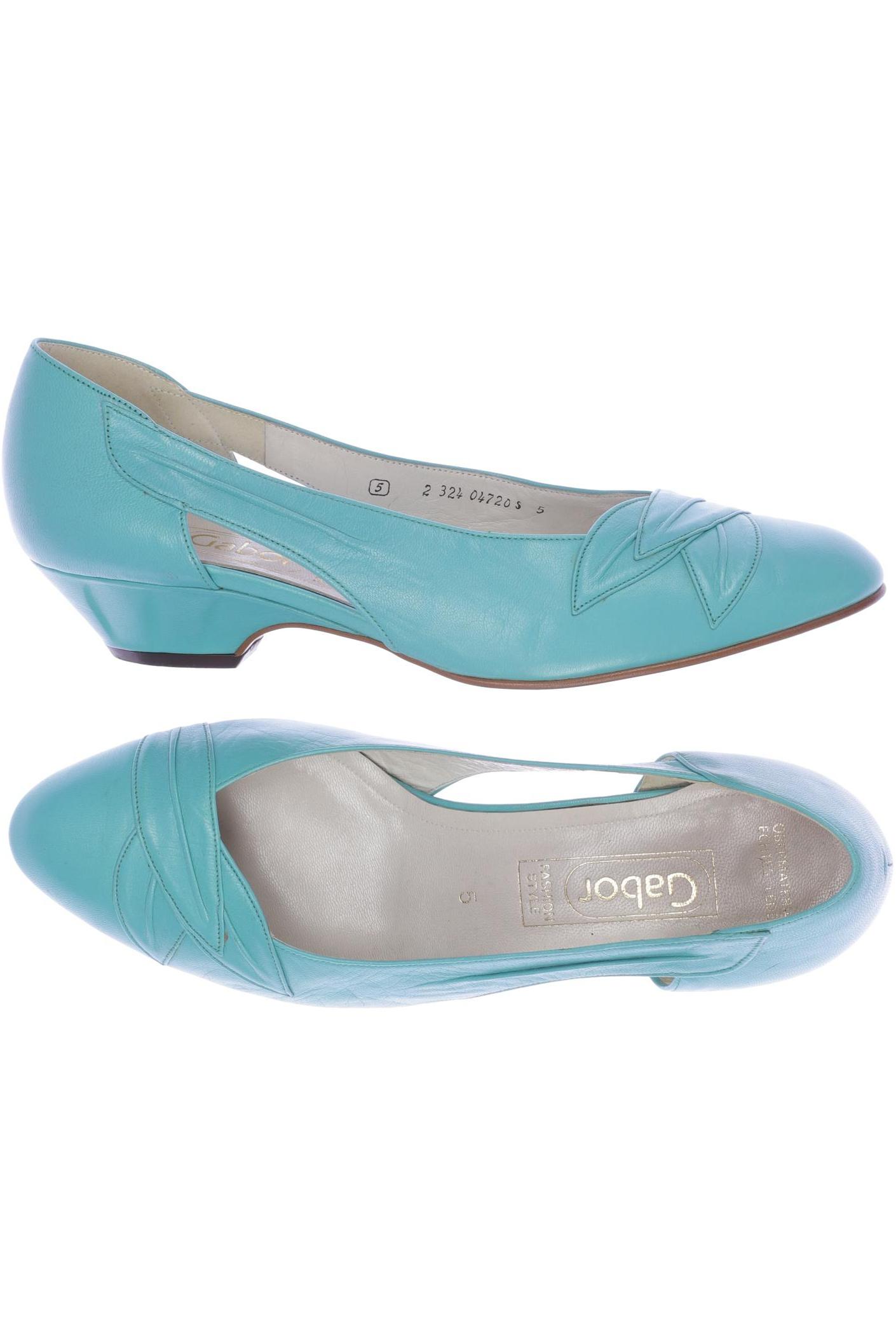 

Gabor Damen Ballerinas, türkis, Gr. 5