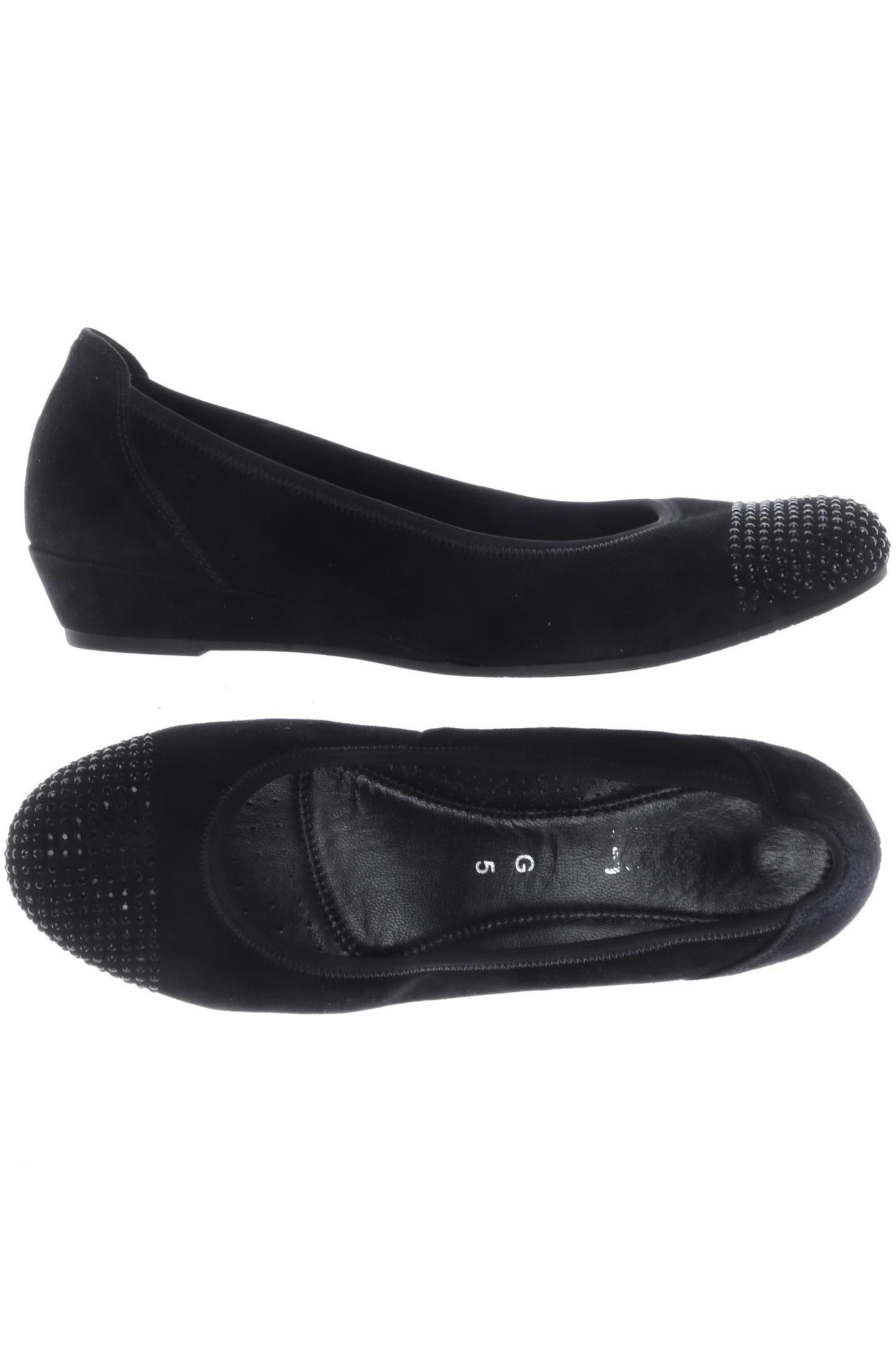 

Gabor Damen Ballerinas, schwarz, Gr. 5