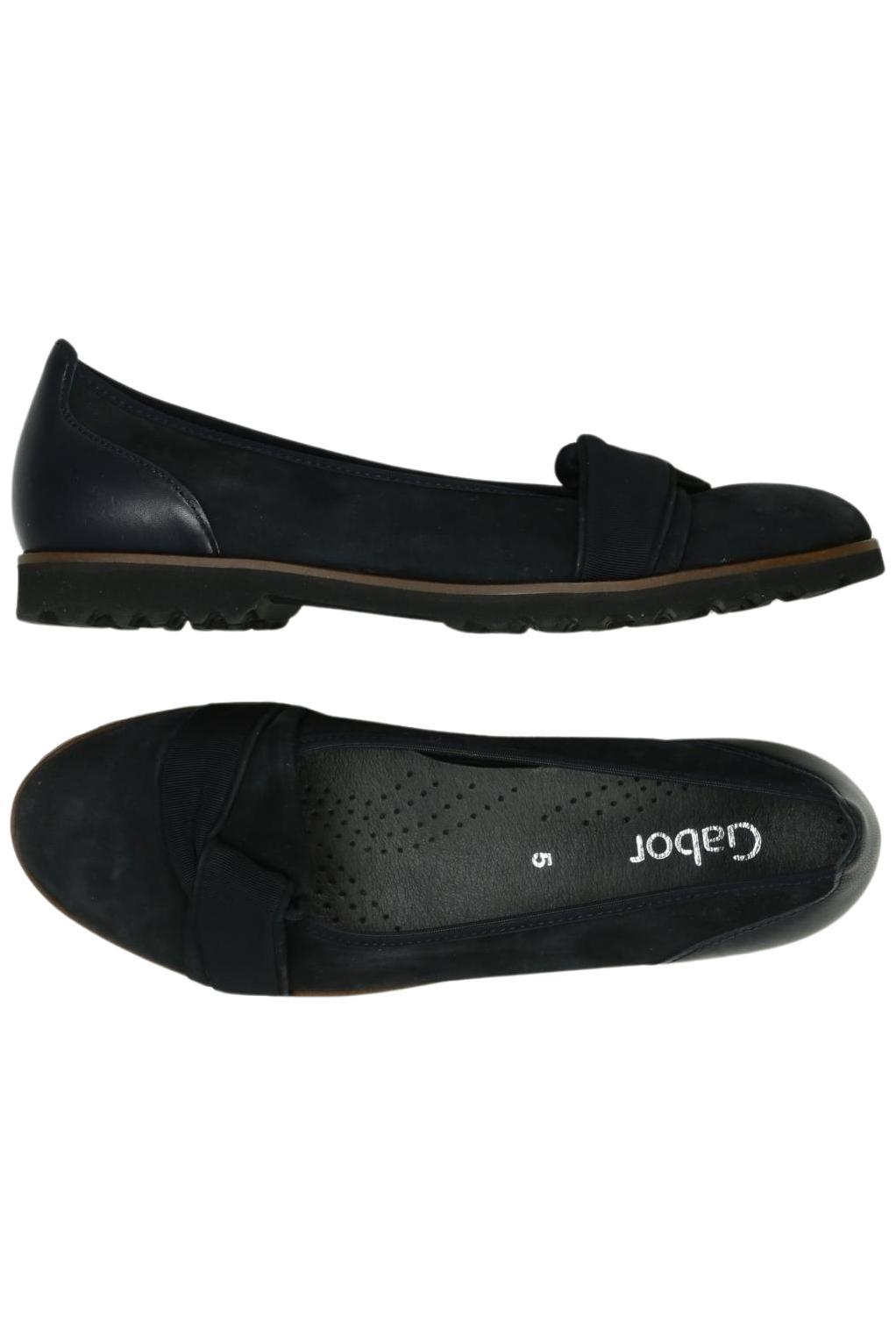 

Gabor Damen Ballerinas, marineblau, Gr. 5