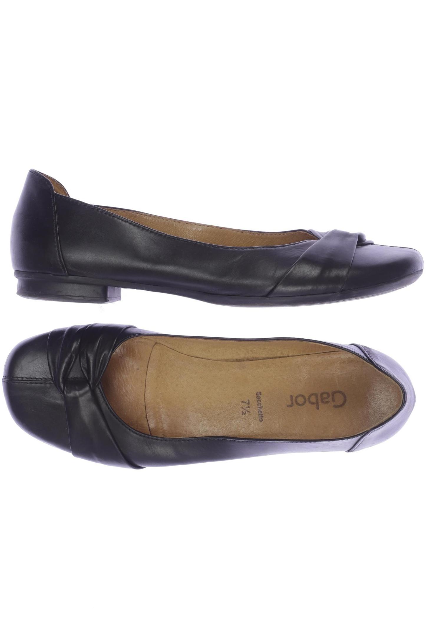 

Gabor Damen Ballerinas, schwarz, Gr. 7.5